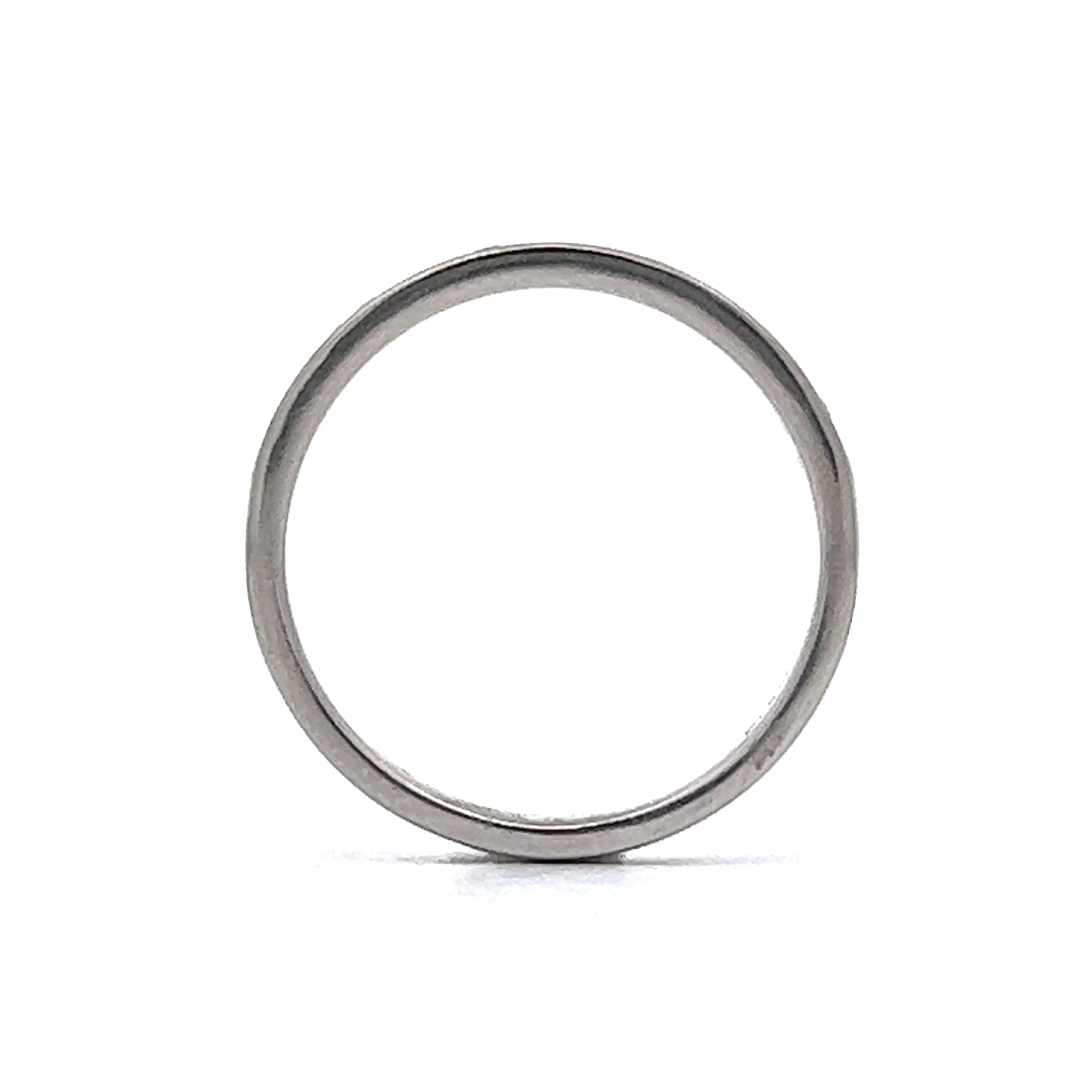 .18 Channel Set Diamond Wedding Band in Platinum - Image 4