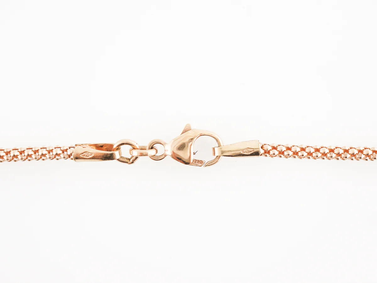 18 inch Beaded Necklace in 18k Yellow Gold - Image 4