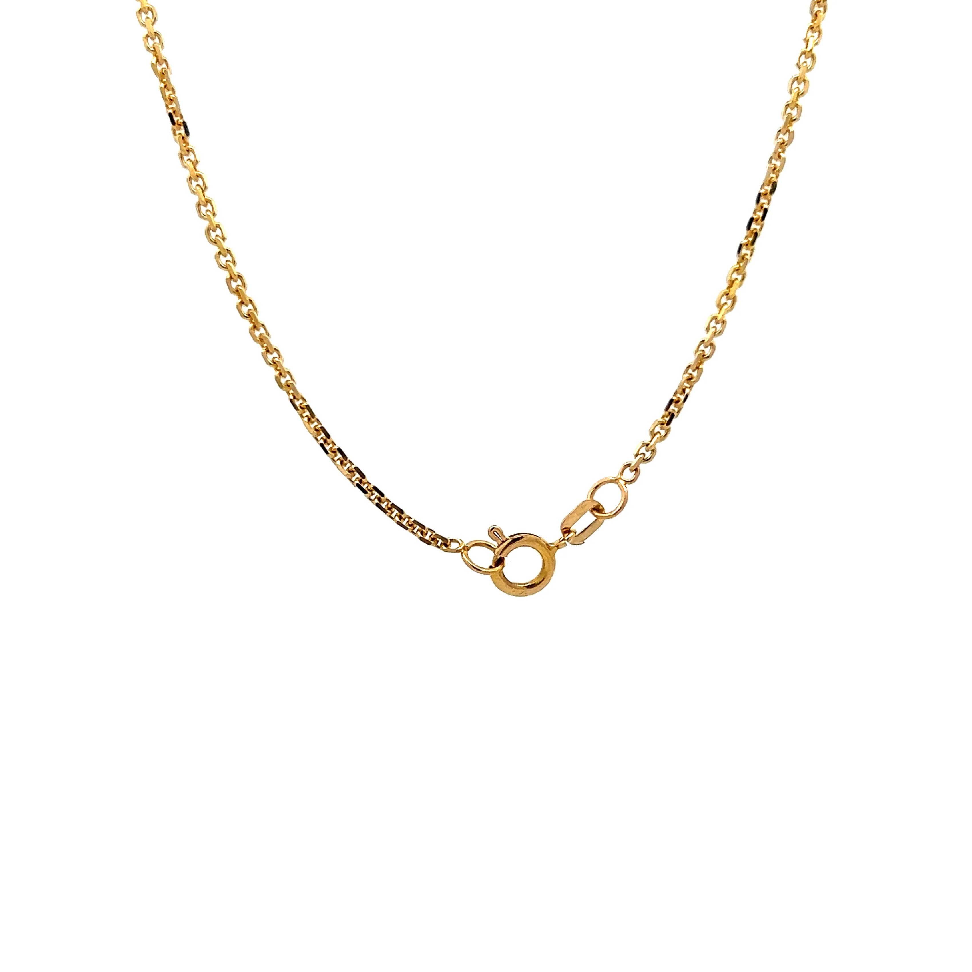 18 Inch Cross Pendant Necklace in 14k Gold - Image 4