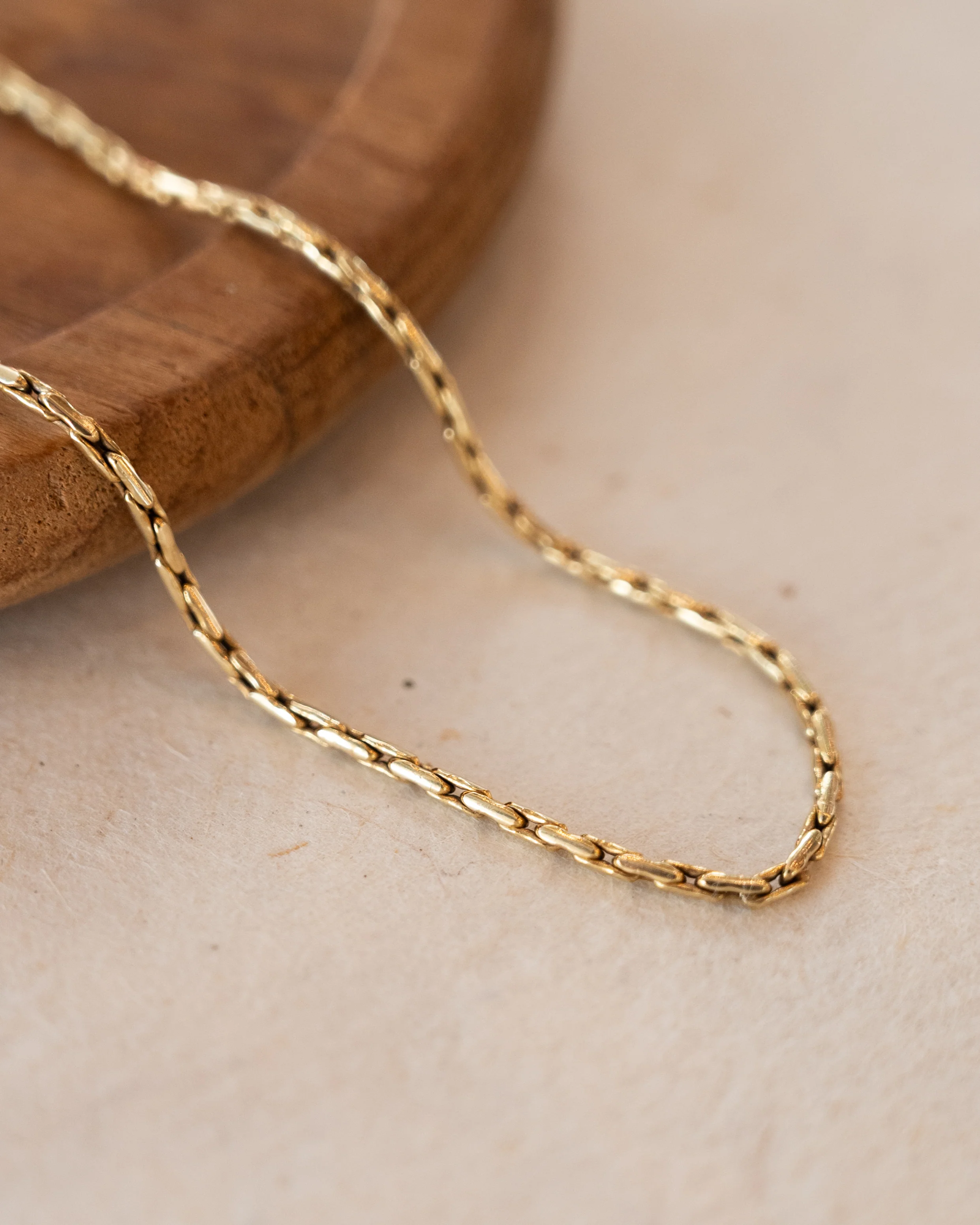 18 Inch Forzentina Chain Necklace in 14k Yellow Gold - Image 5