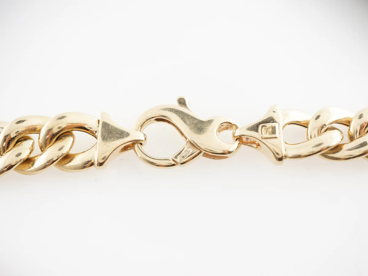 18" Italian Chain Necklace in 14k Yellow Gold - Image 3