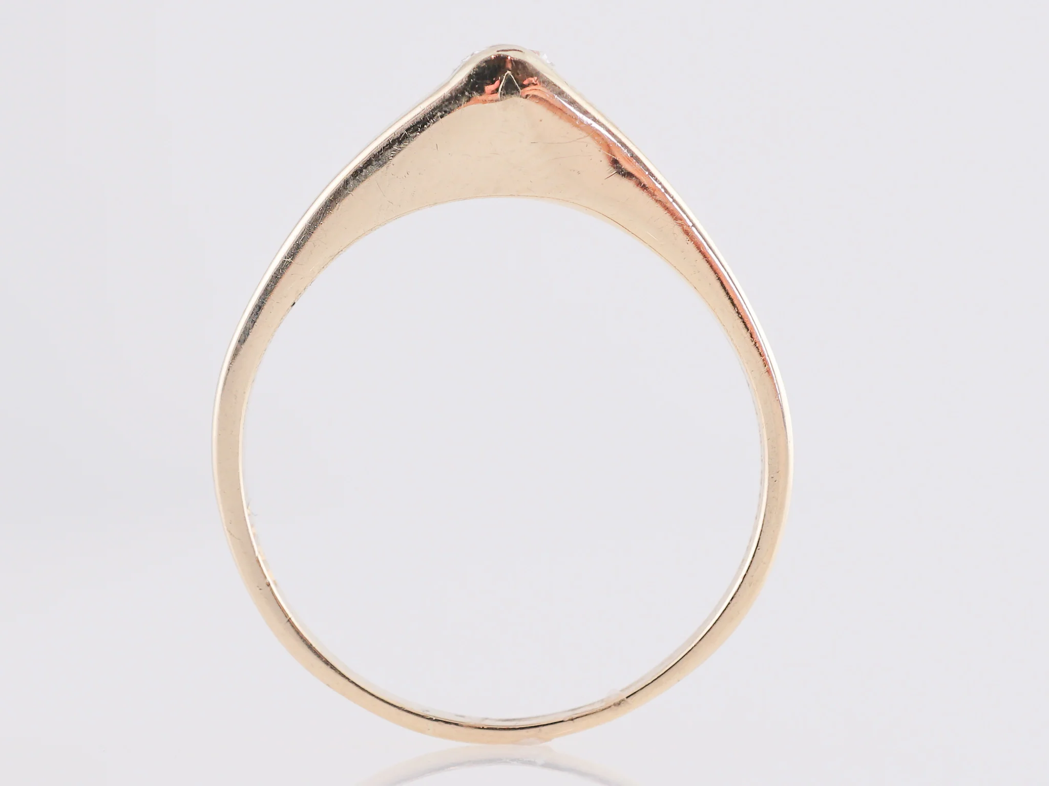 .18 Marquise Diamond Engagement Ring in 14K Yellow Gold - Image 4