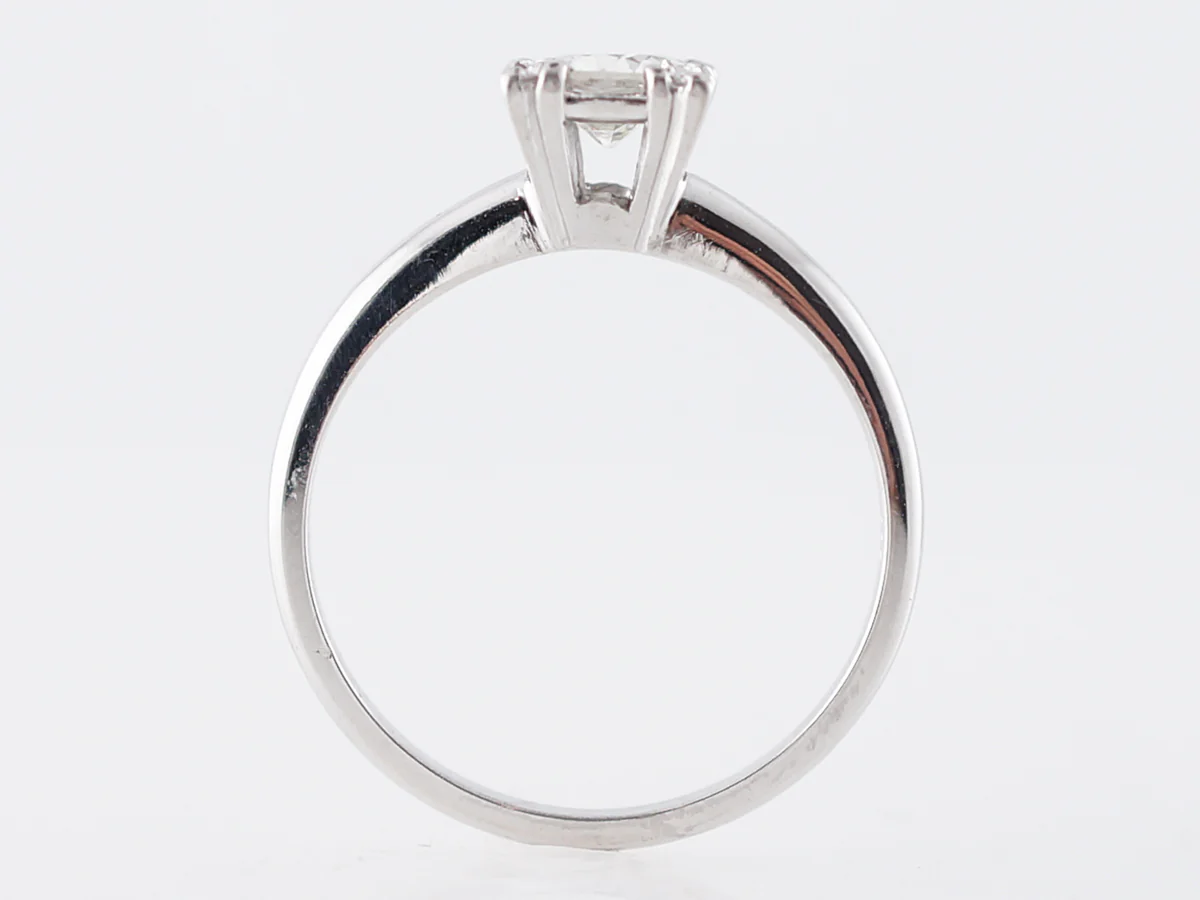 Vintage 1950's Transitional Cut Diamond Solitaire Engagement Ring - Image 4
