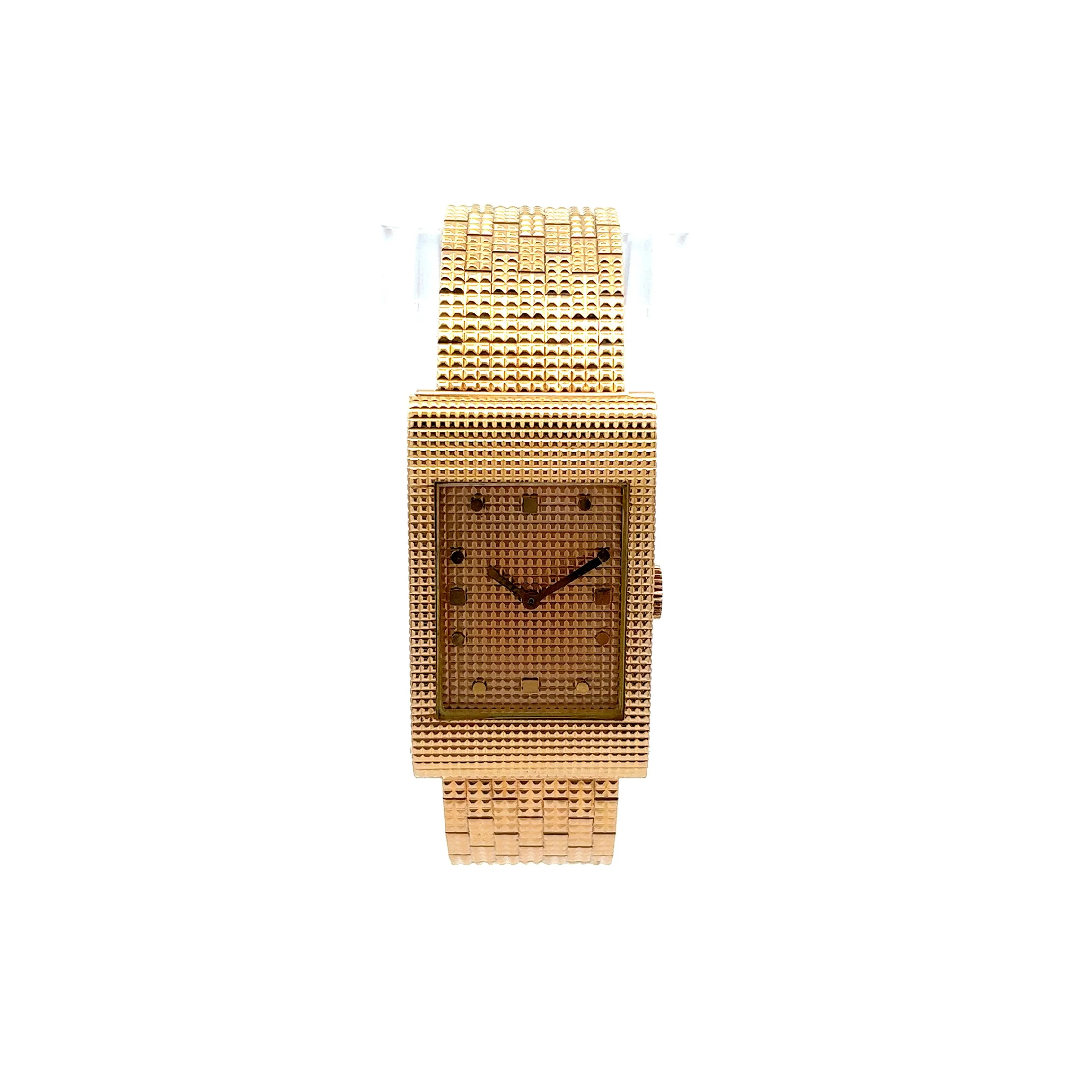 Vintage Boucheron Reflet Ladie's Watch in 18k Yellow Gold