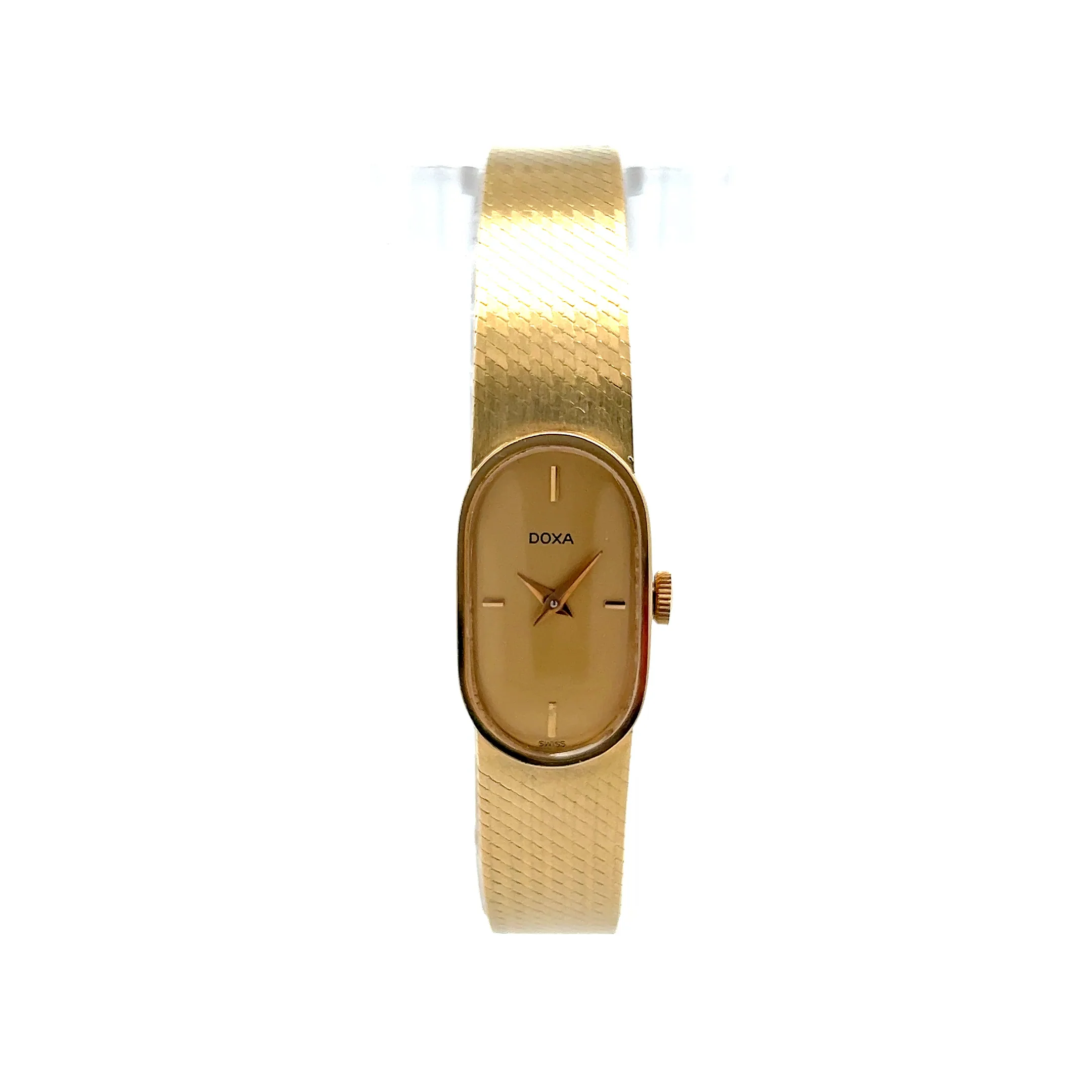 1980's Doxa Ladies Watch in 14k Yellow Gold
