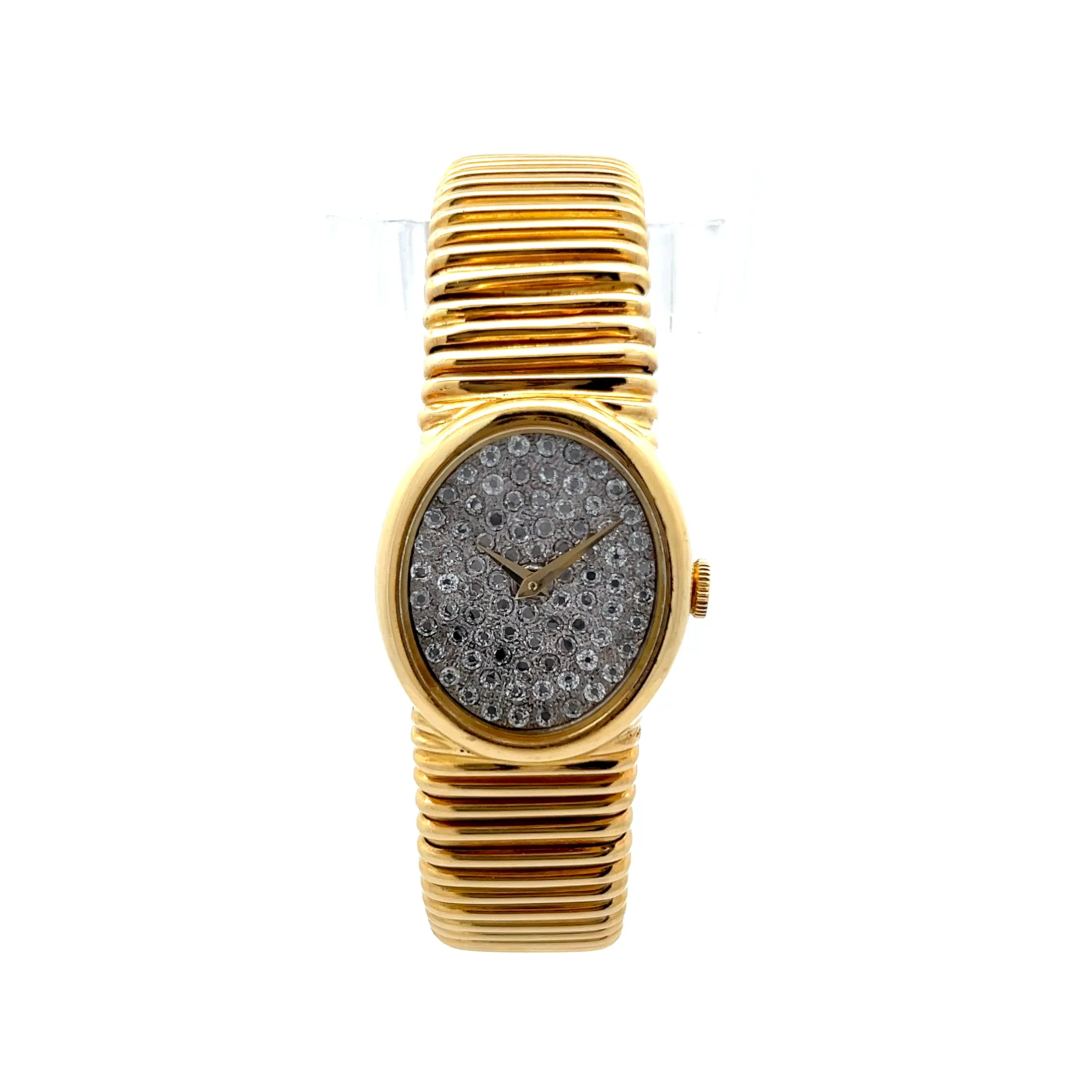 1980s Piaget Ladies Diamond Face Watch
