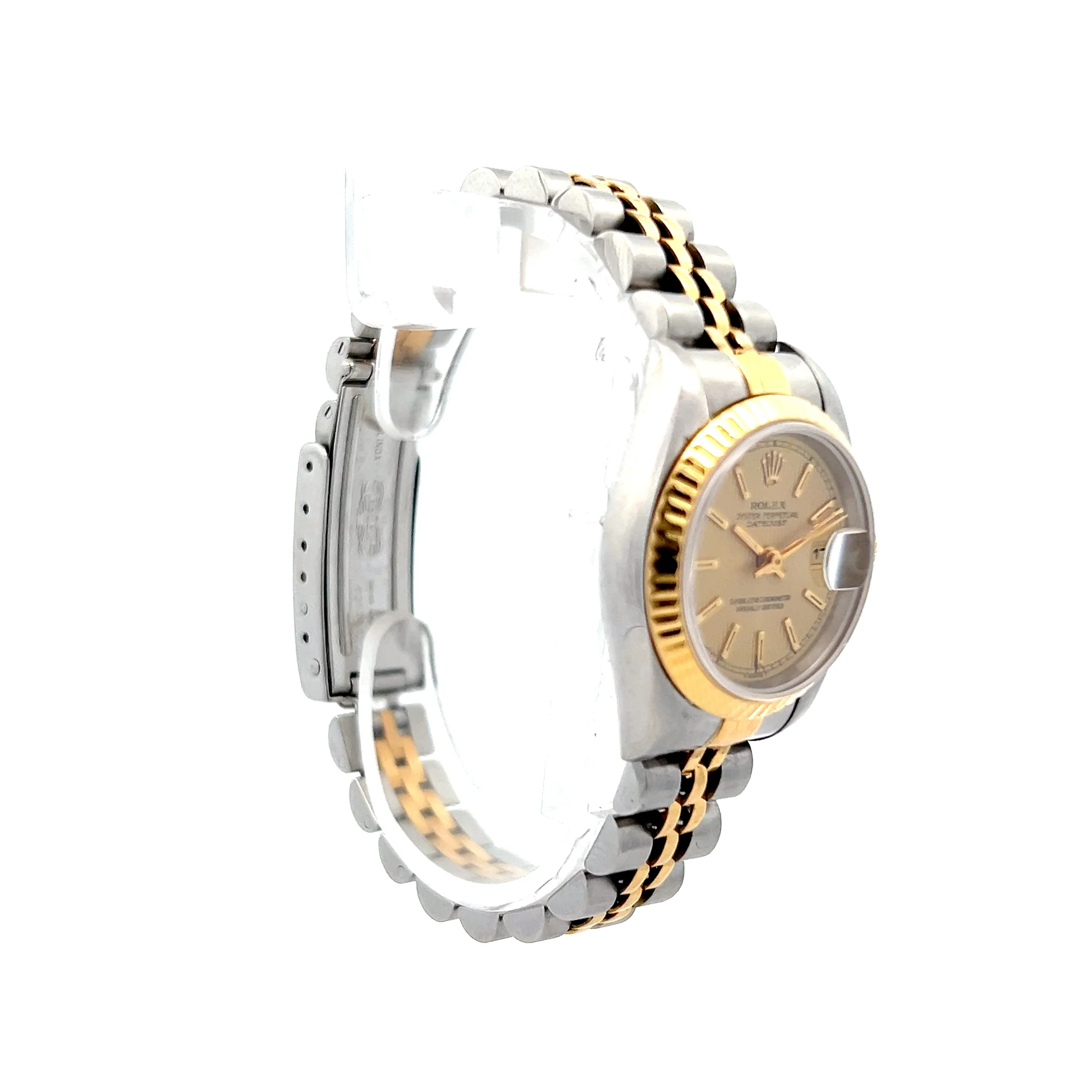 1993 Ladies Rolex Datejust 26mm 69173 Two-Tone 18k - Image 3