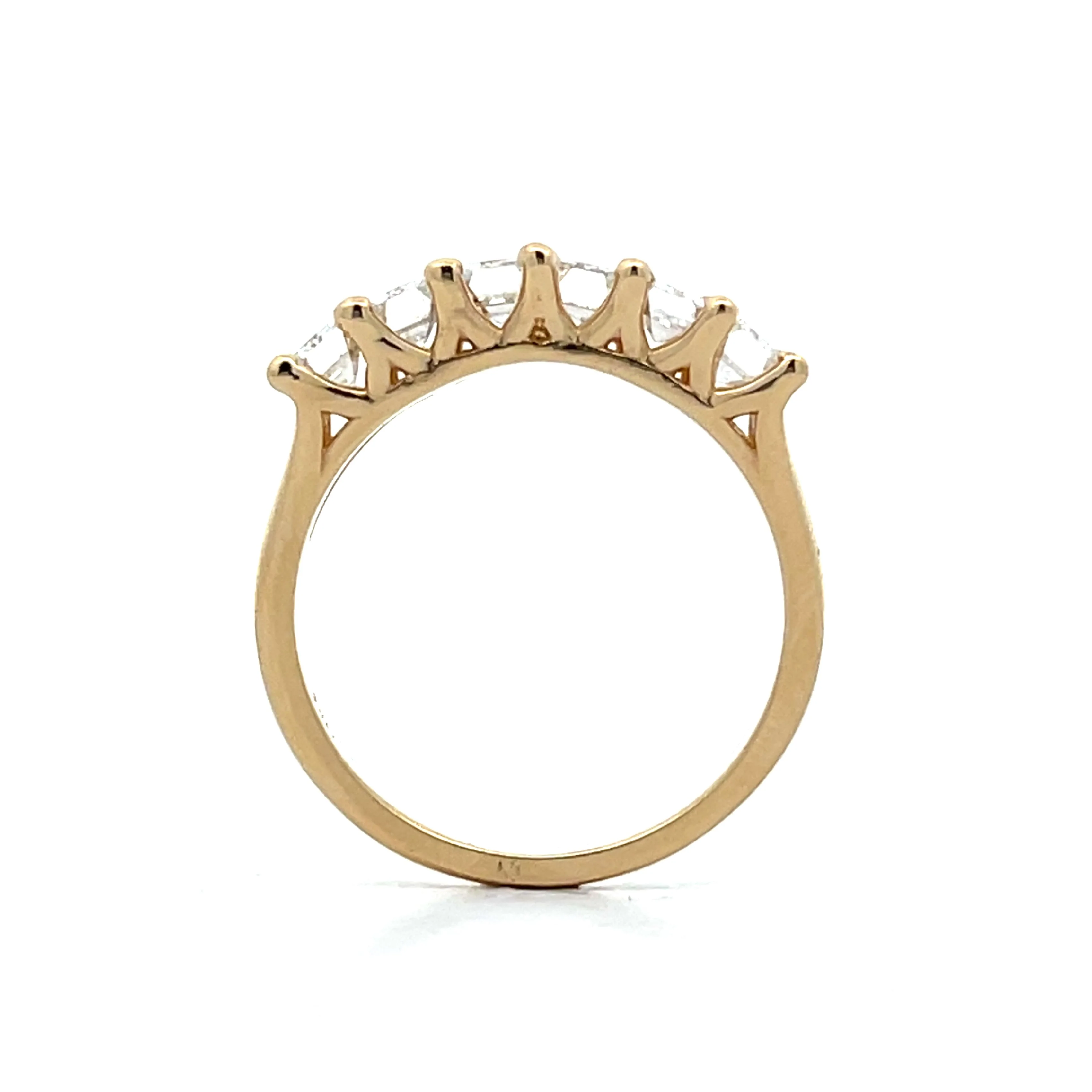 2.00 Emerald Cut Diamond Stacking Band in 14k - Image 4