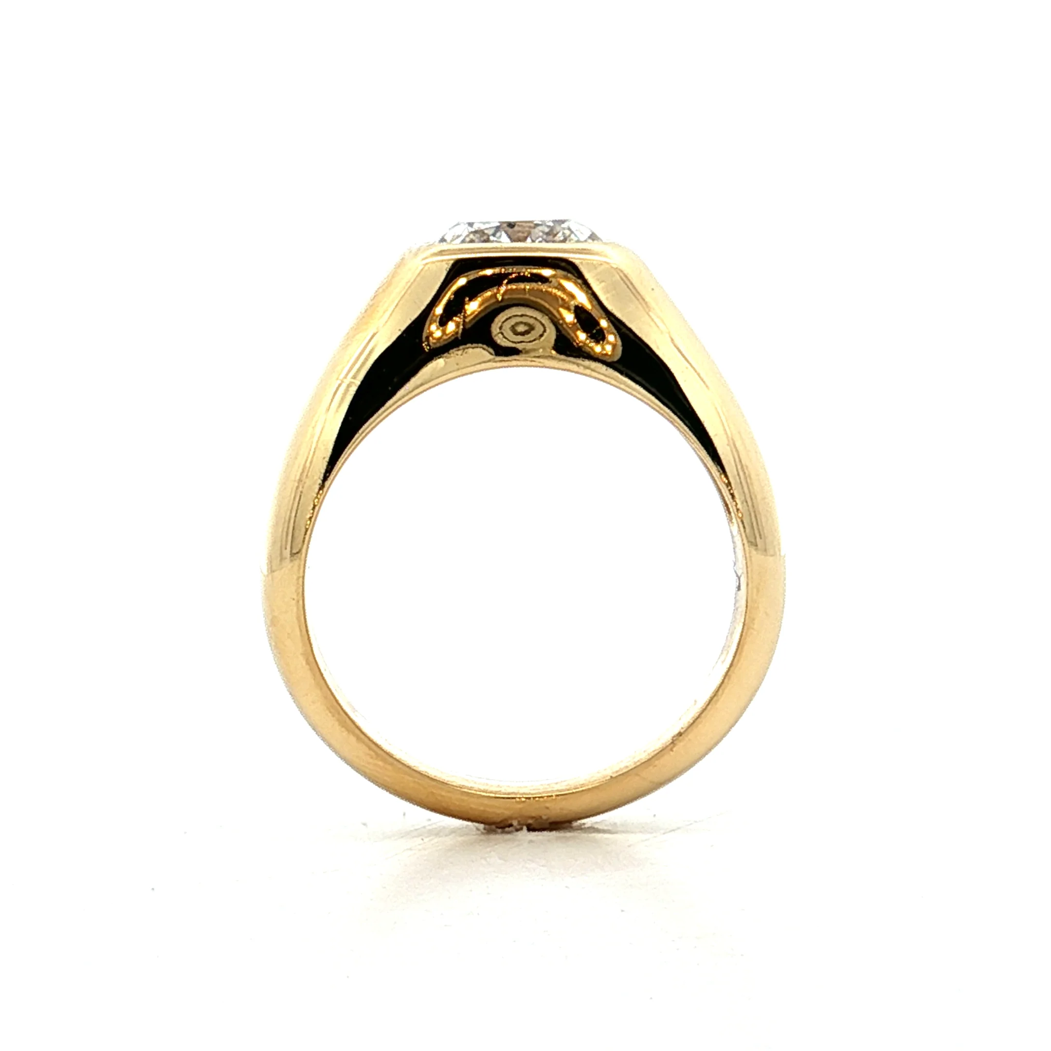 2.01 GIA Cushion Diamond Engagement Ring 18k - Image 7