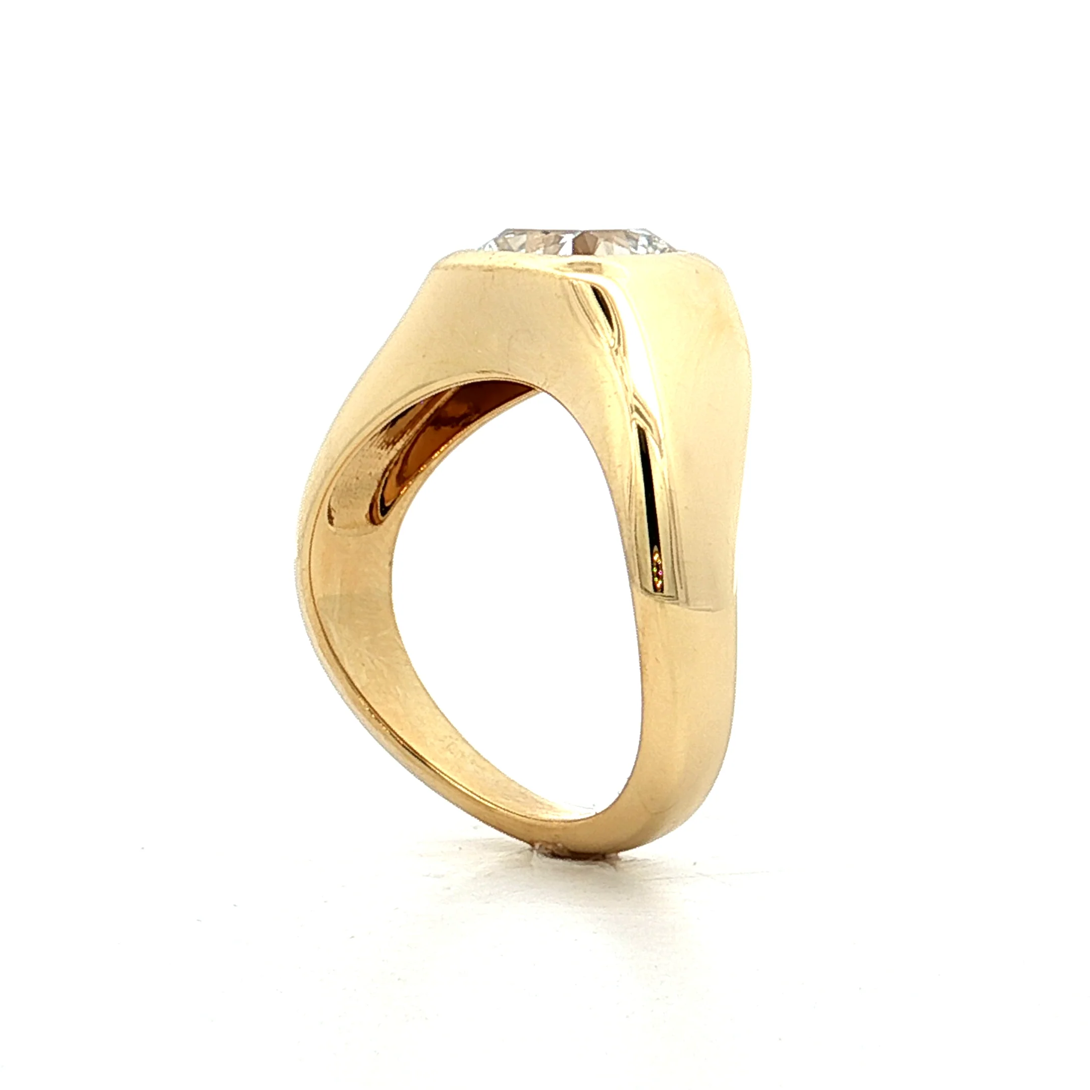 2.01 GIA Cushion Diamond Engagement Ring 18k - Image 8