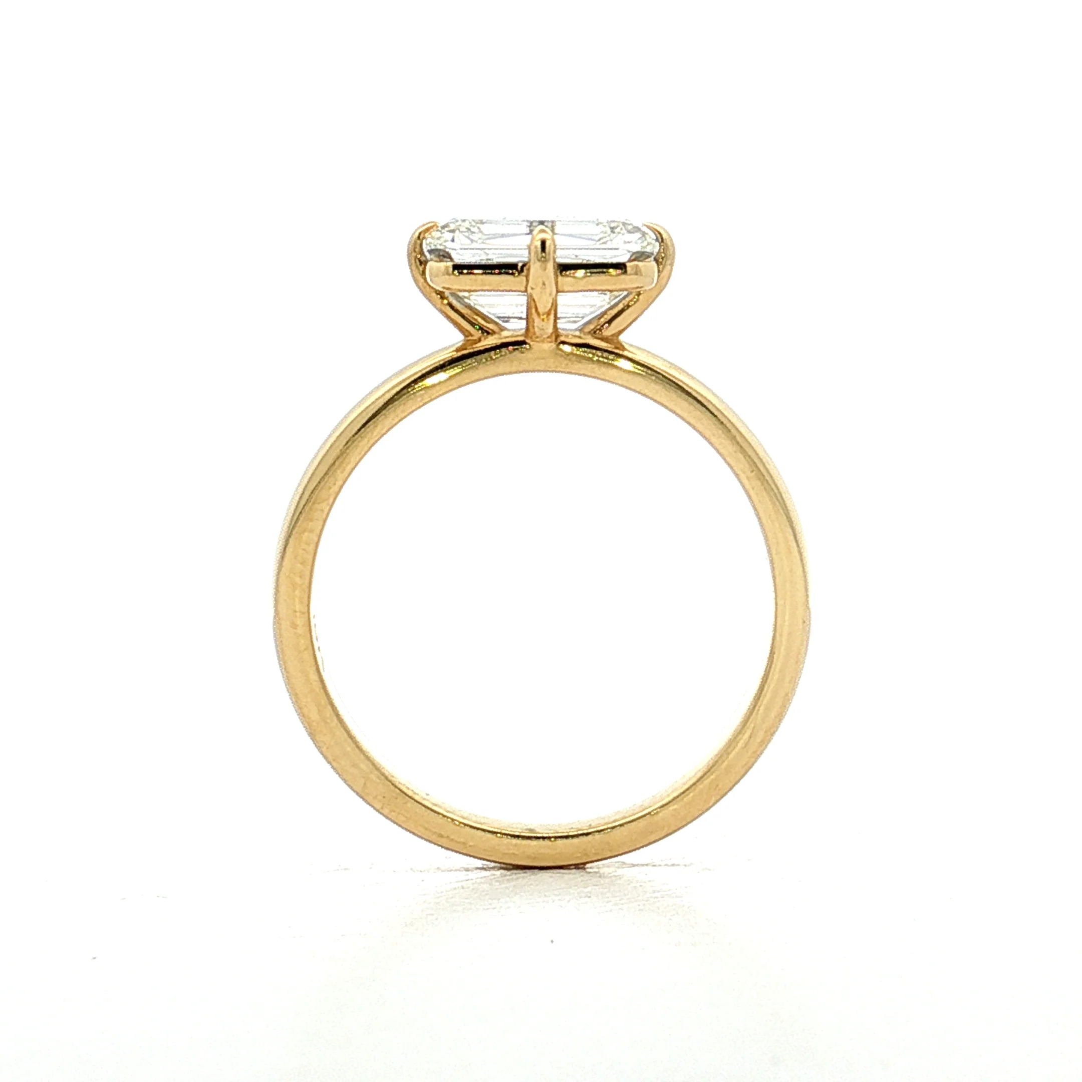2.03 GIA Criss Cut Diamond Engagement Ring 18k - Image 4