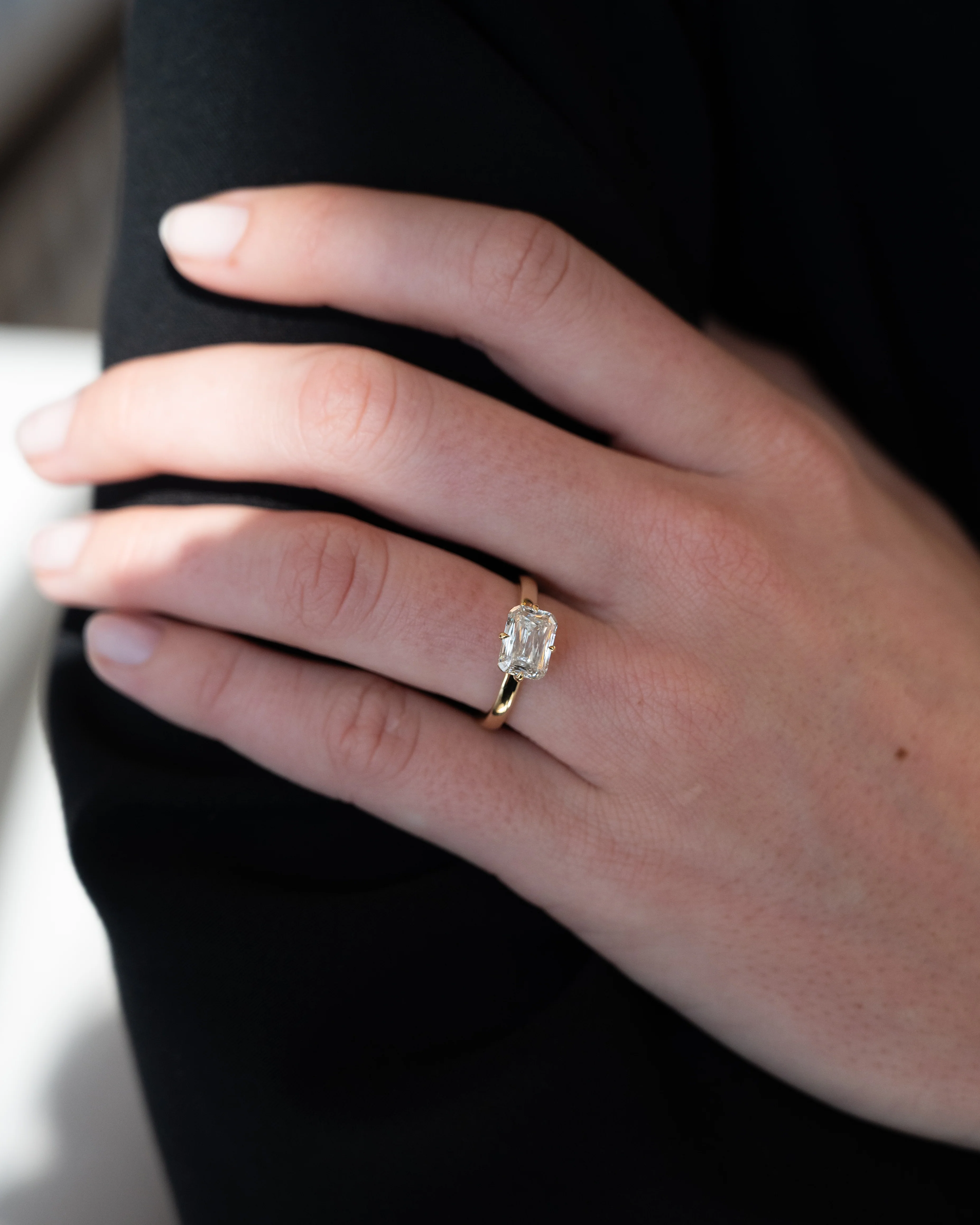 2.03 GIA Criss Cut Diamond Engagement Ring 18k - Image 7