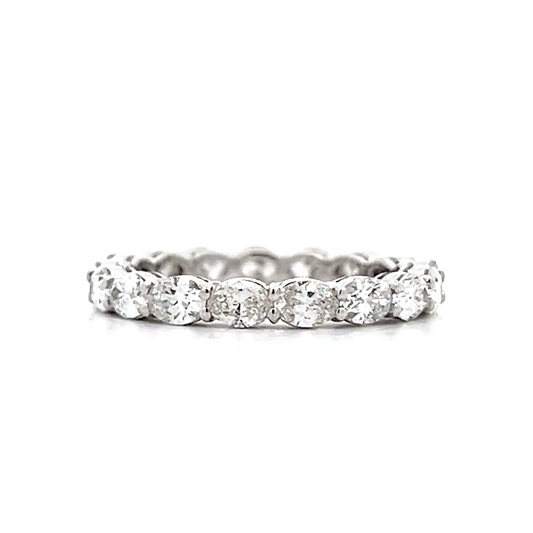2.08 Oval Cut Diamond Eternity Band in 18k - Image 2