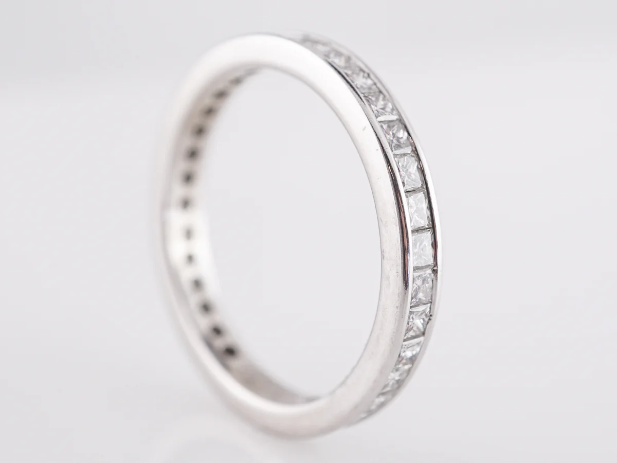 2.10 Princess Cut Diamond Eternity Band in 18k White Gold - Image 3