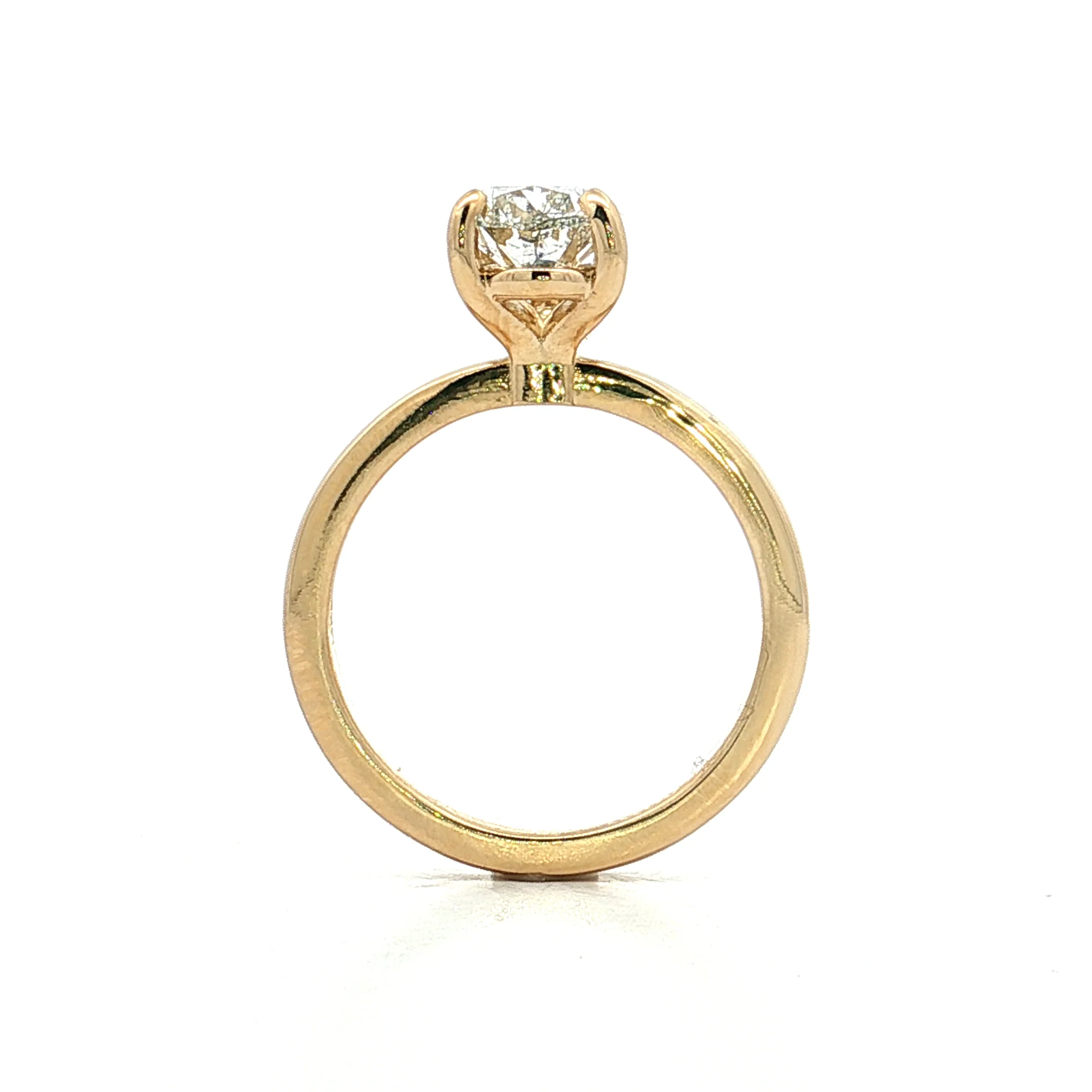 2.17 GIA Pear Diamond Solitaire Engagement Ring 14k - Image 4