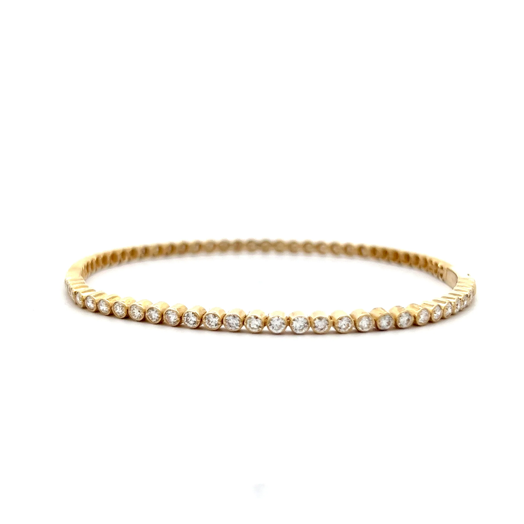 2.20 Bezel Diamond Tennis Bracelet in 14k - Image 2