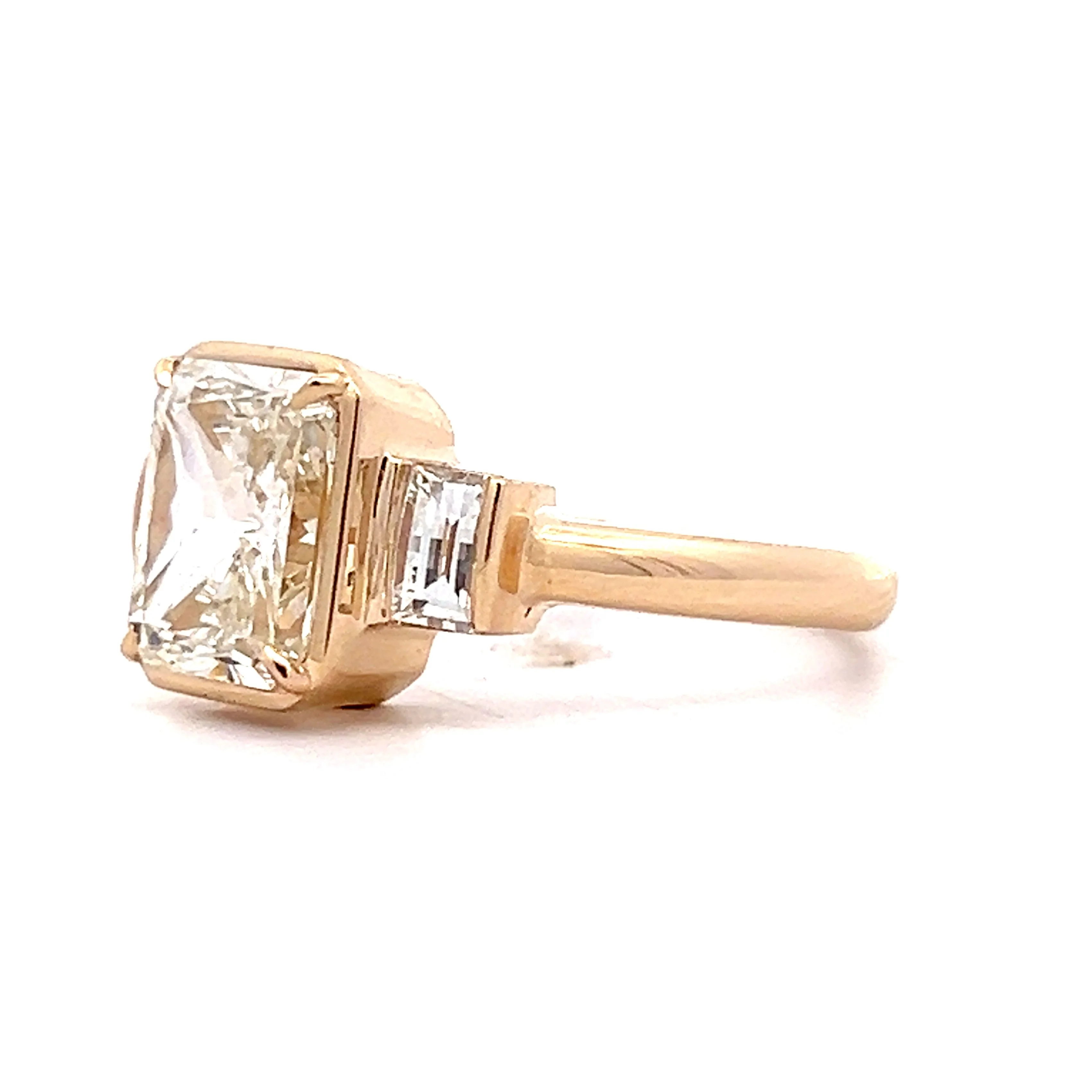 2.20 Radiant Cut Diamond Engagement Ring in 14k - Image 2