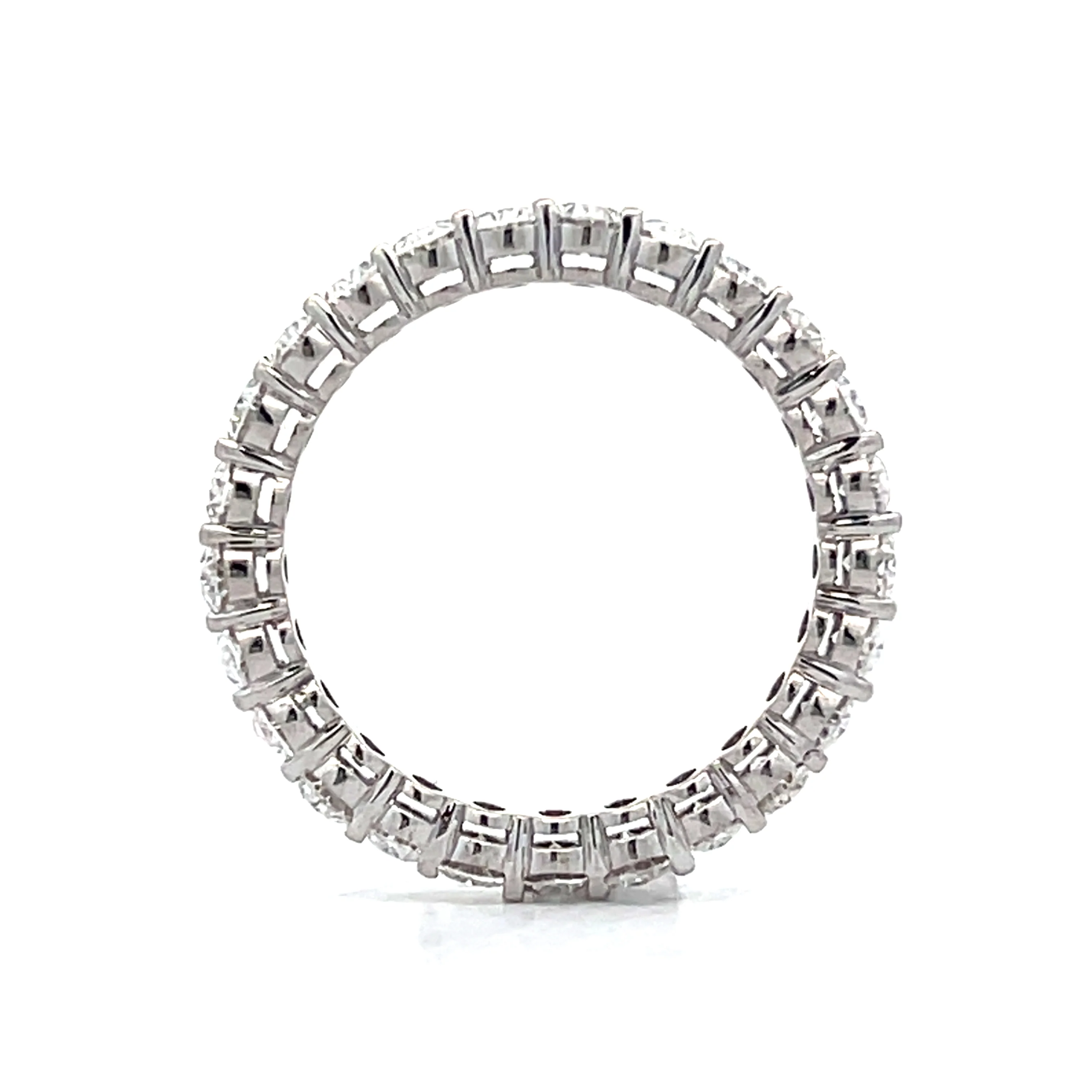 2.25 Oval Cut Diamond Eternity Band in 18k - Image 4