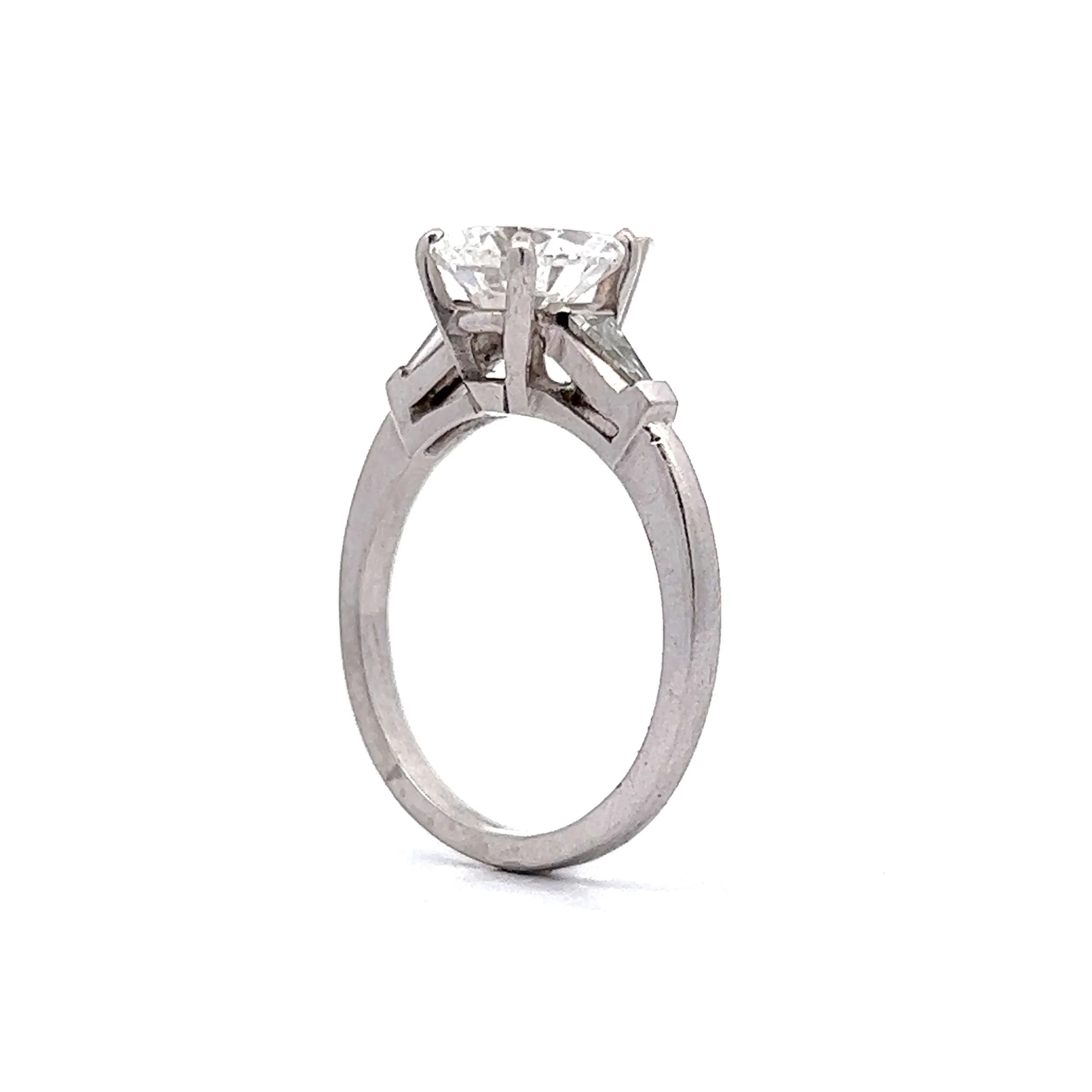 2.25 Pear Diamond Engagement Ring in Platinum - Image 5