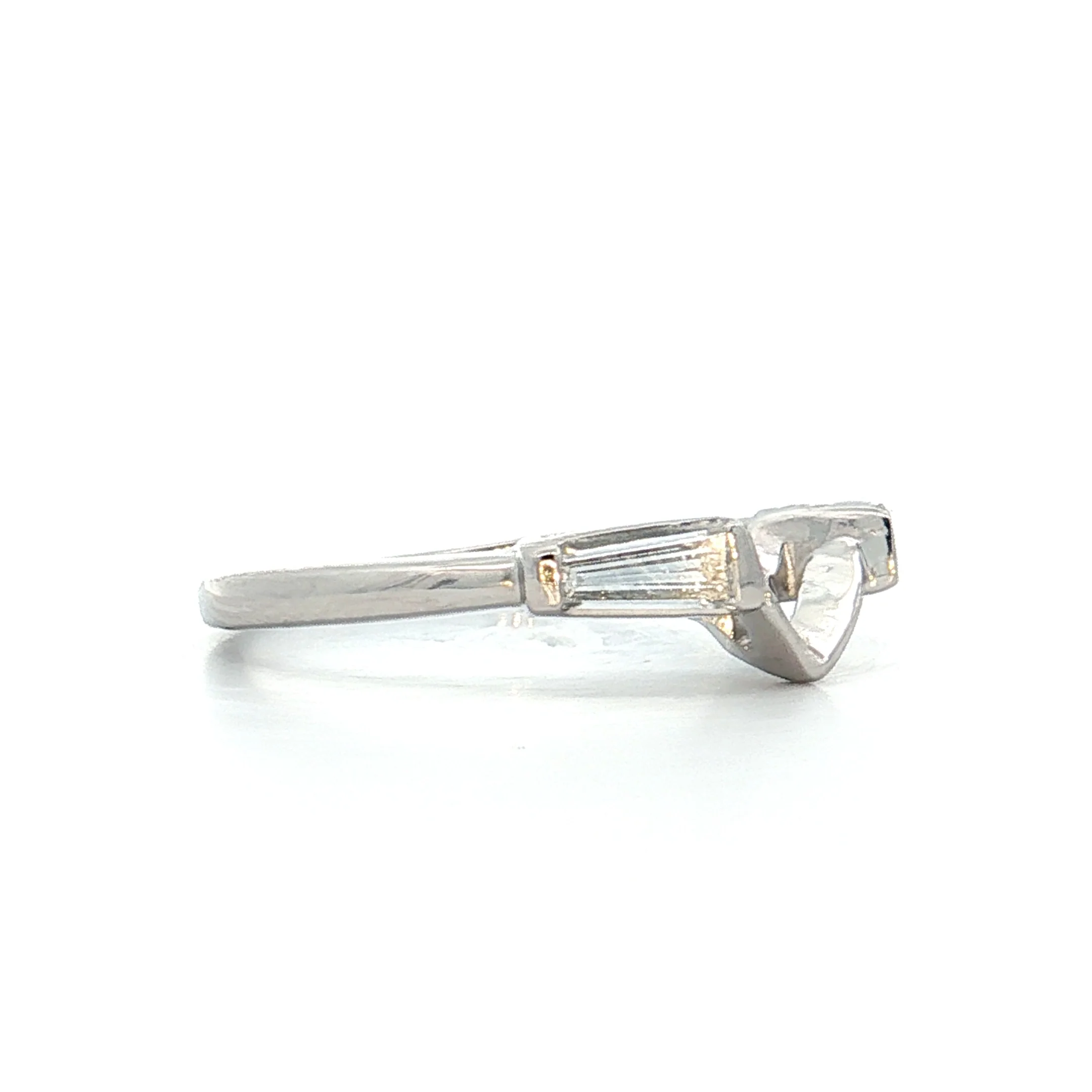 2.33 Vintage Marquise Diamond Engagement Ring Platinum - Image 11