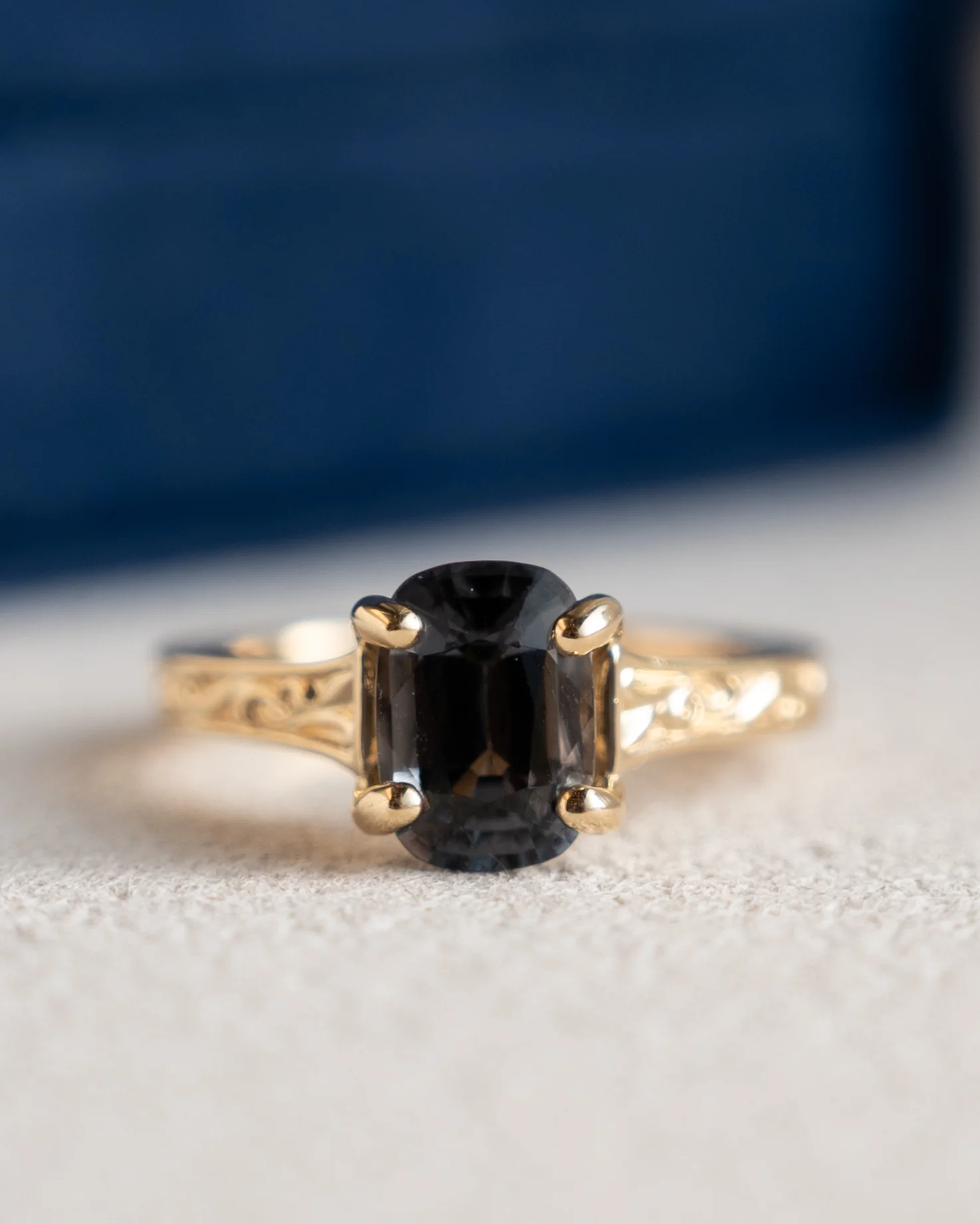 2.35 Cushion Cut Spinel Engagement Ring 14k - Image 6