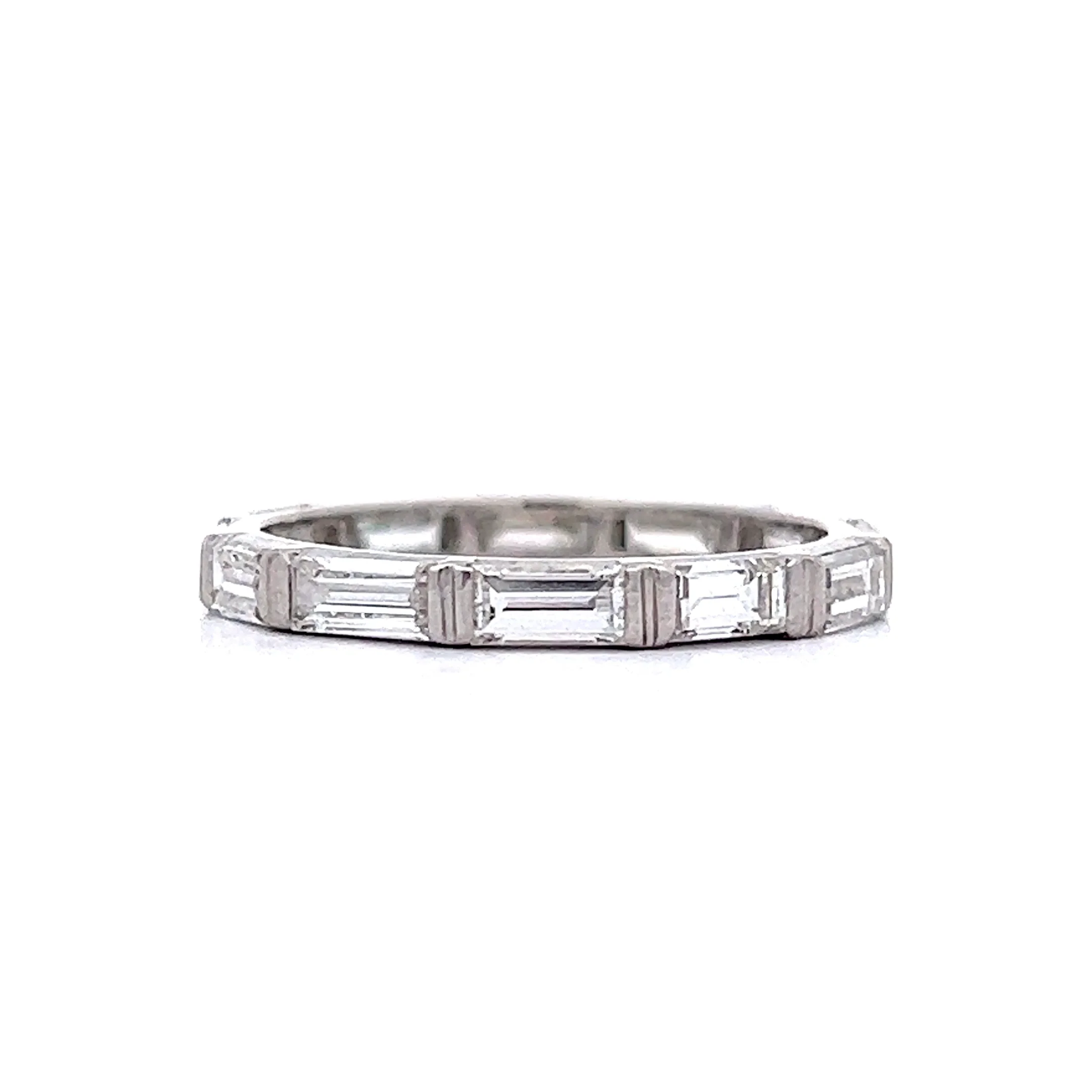 2.40 Baguette Diamond Eternity Band in Platinum