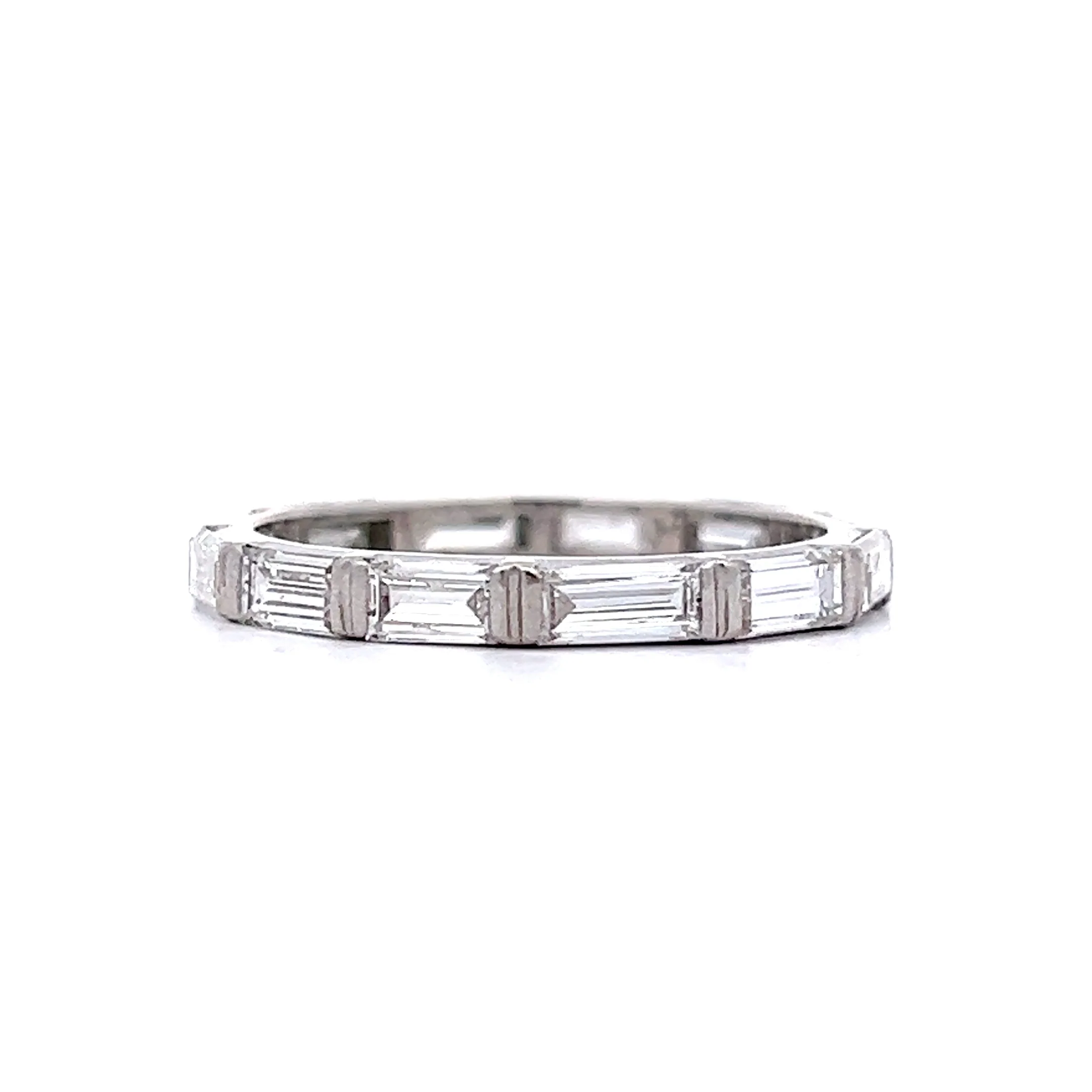 2.40 Baguette Diamond Eternity Band in Platinum - Image 2