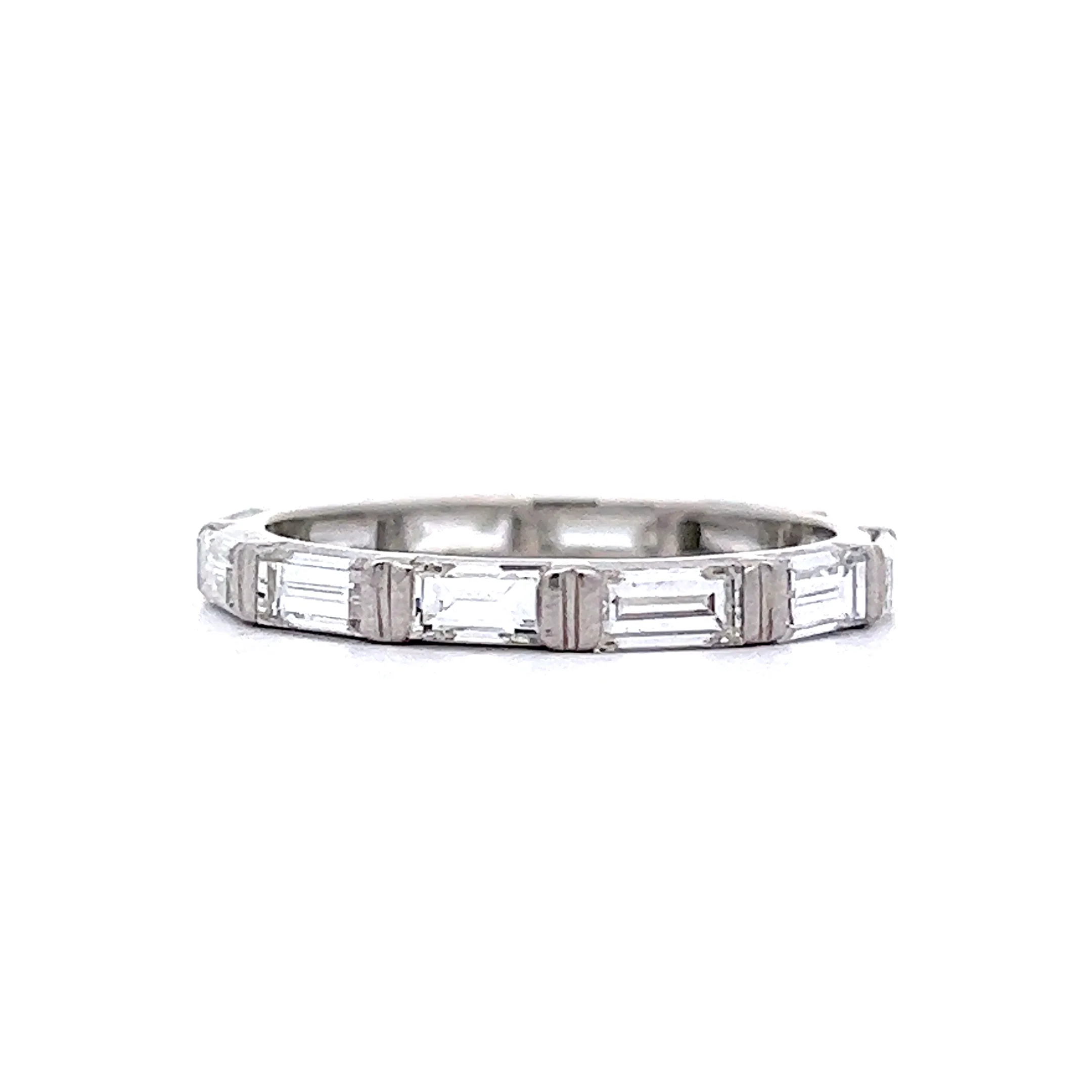 2.40 Baguette Diamond Eternity Band in Platinum - Image 3