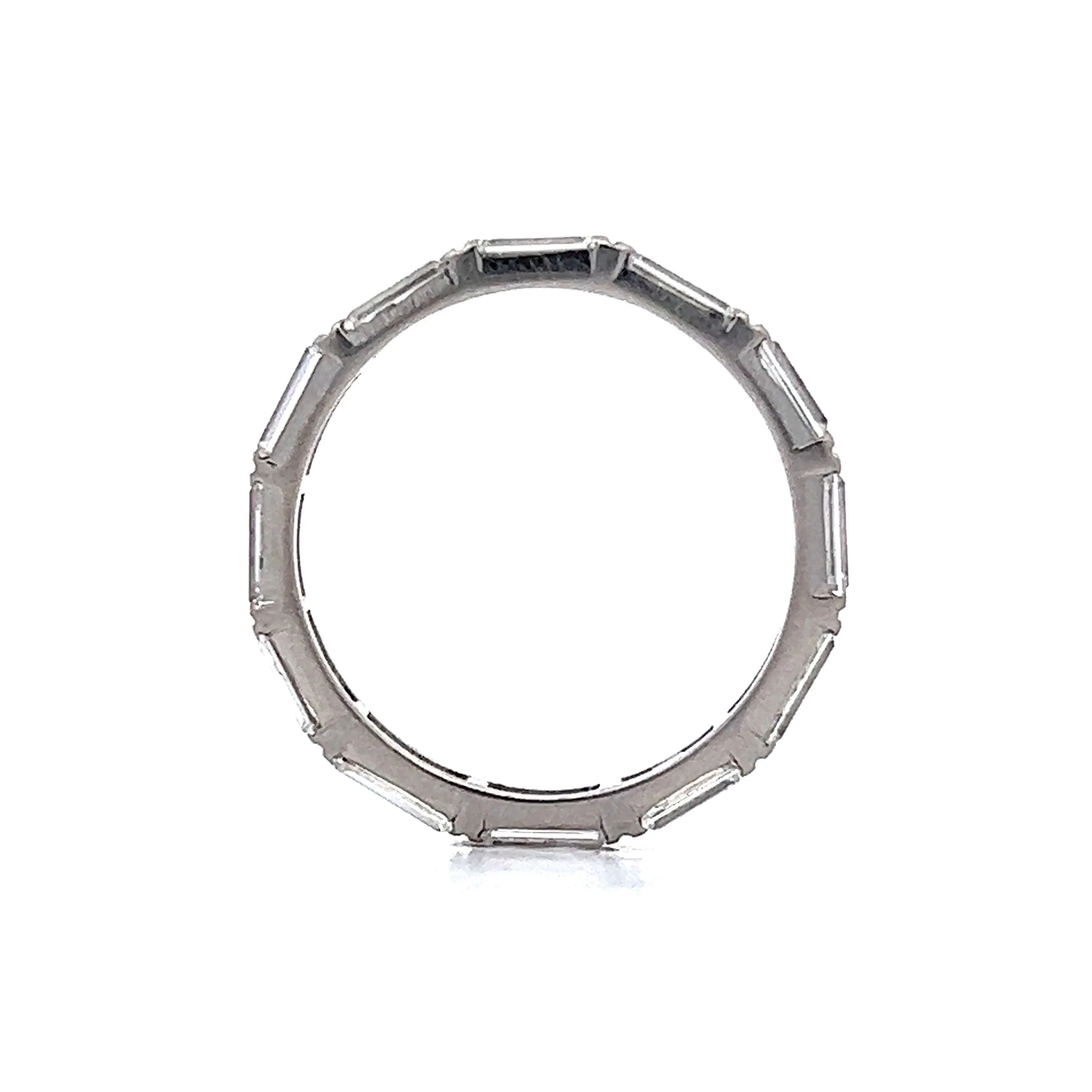 2.40 Baguette Diamond Eternity Band in Platinum - Image 4