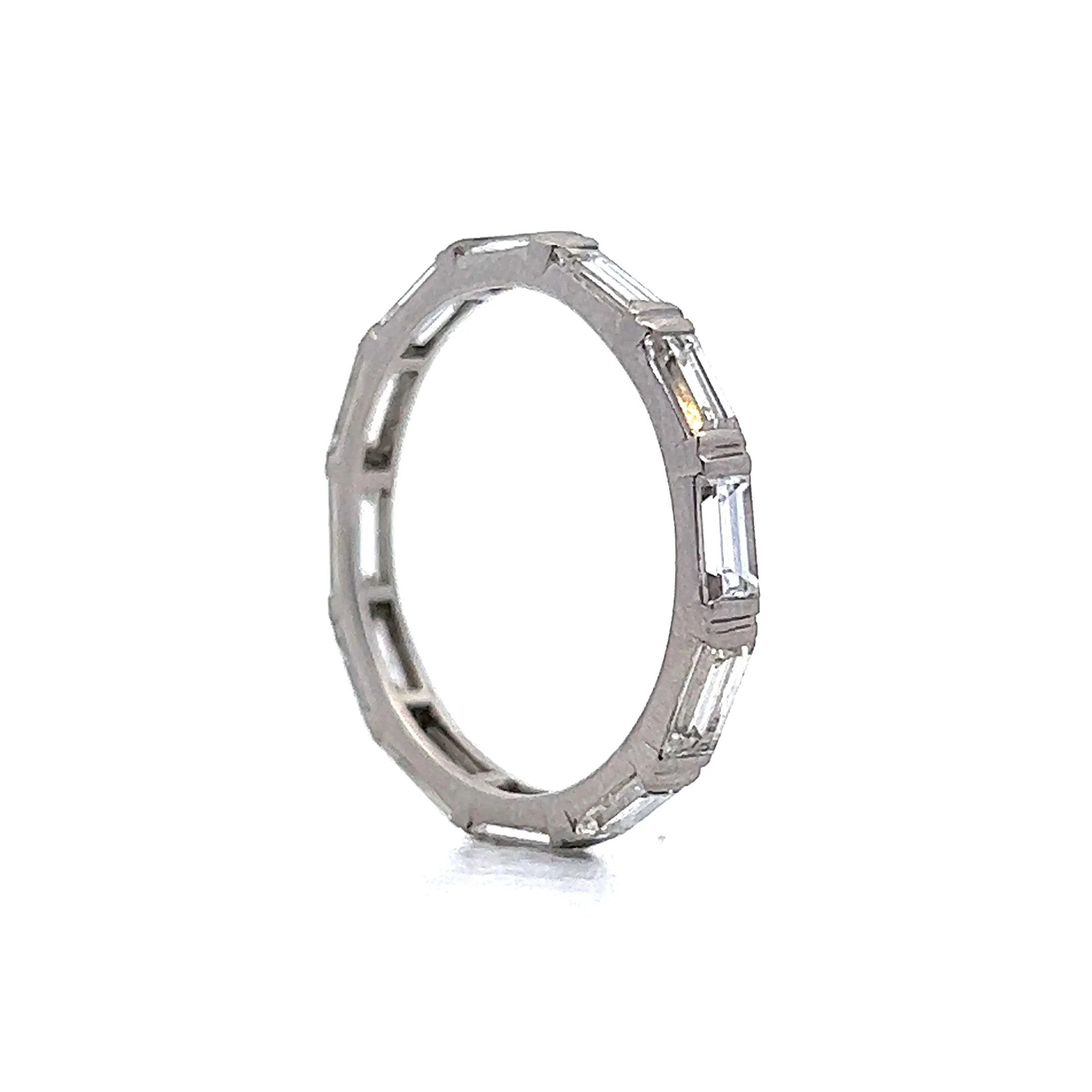2.40 Baguette Diamond Eternity Band in Platinum - Image 5