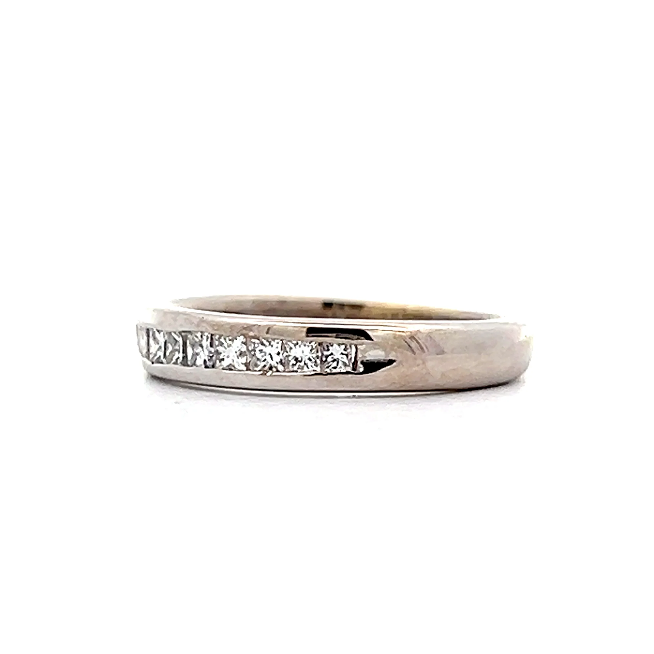 2.40 Princess Cut Diamond Wedding Band in 18k - Image 2