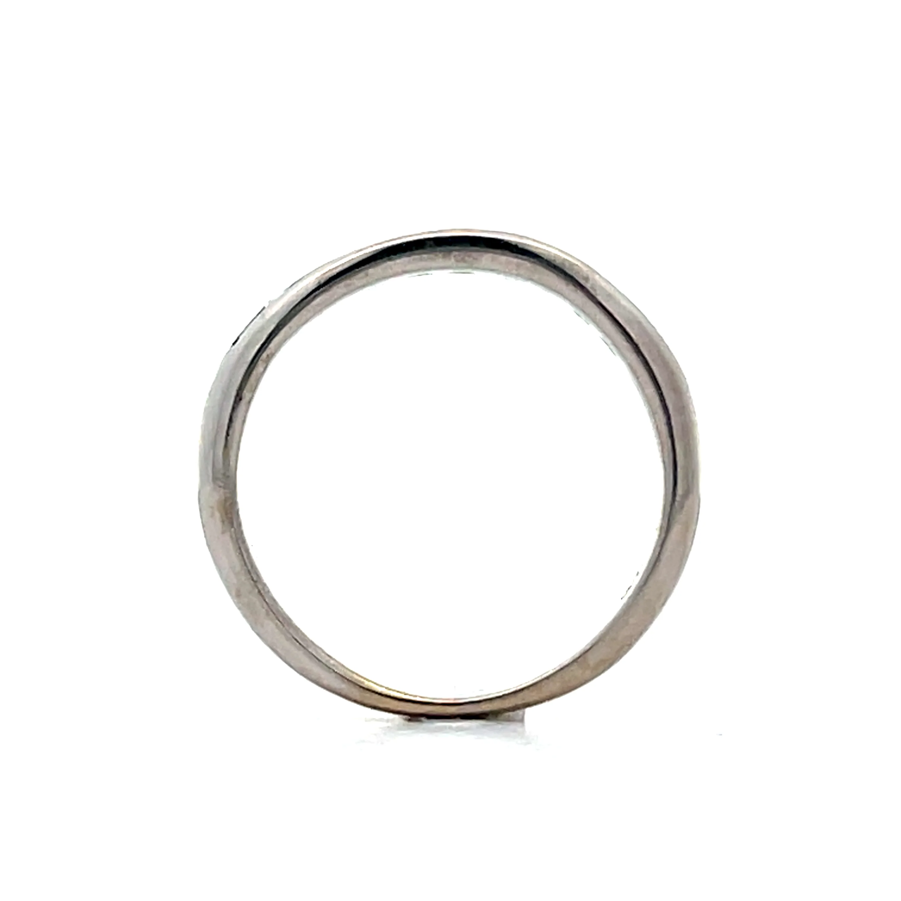 2.40 Princess Cut Diamond Wedding Band in 18k - Image 4