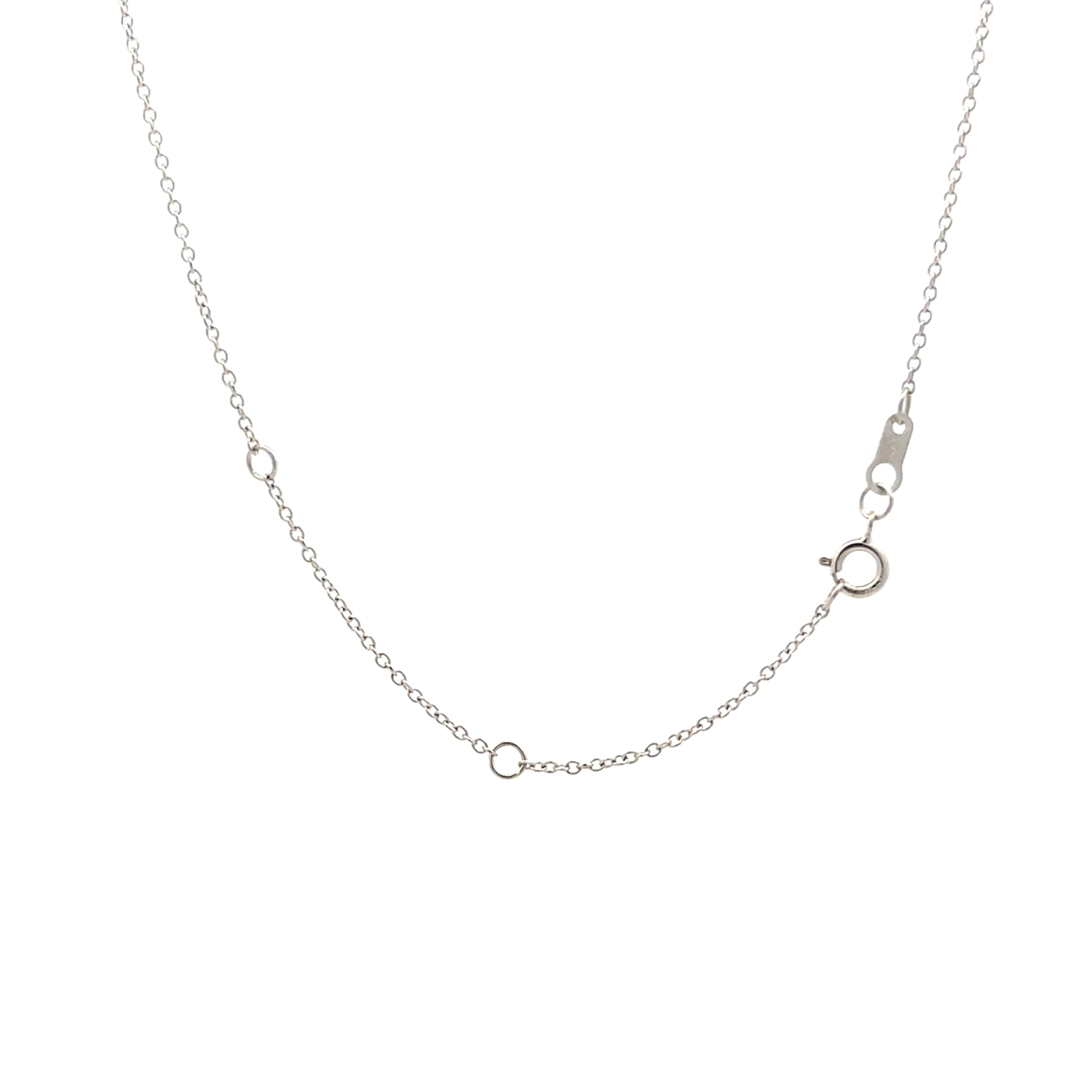 2.48 Trilliant Cut Aquamarine Pendant in 14k - Image 4