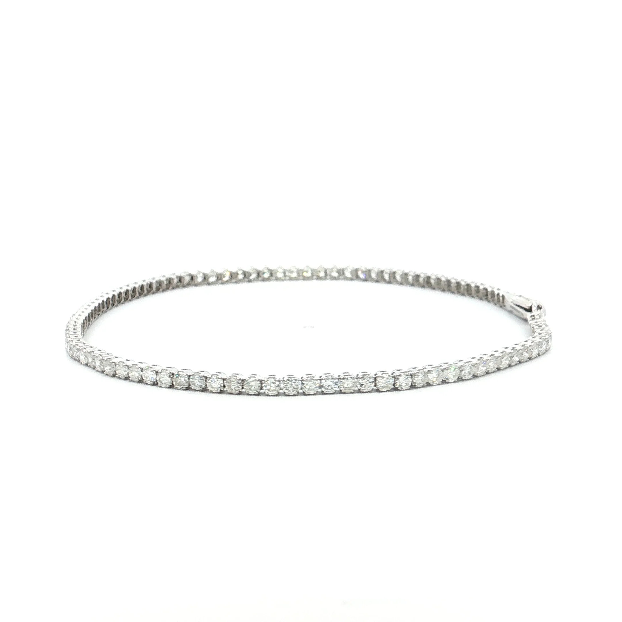 2.50 Diamond Tennis Bracelet in 14k White Gold - Image 2