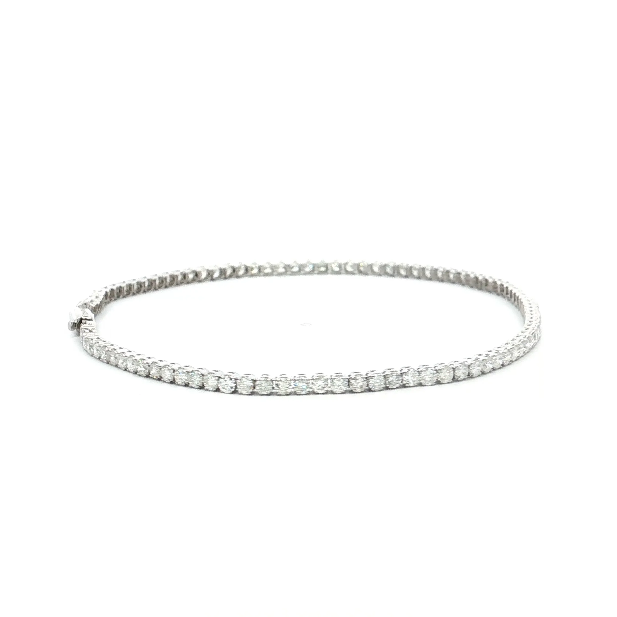 2.50 Diamond Tennis Bracelet in 14k White Gold - Image 3