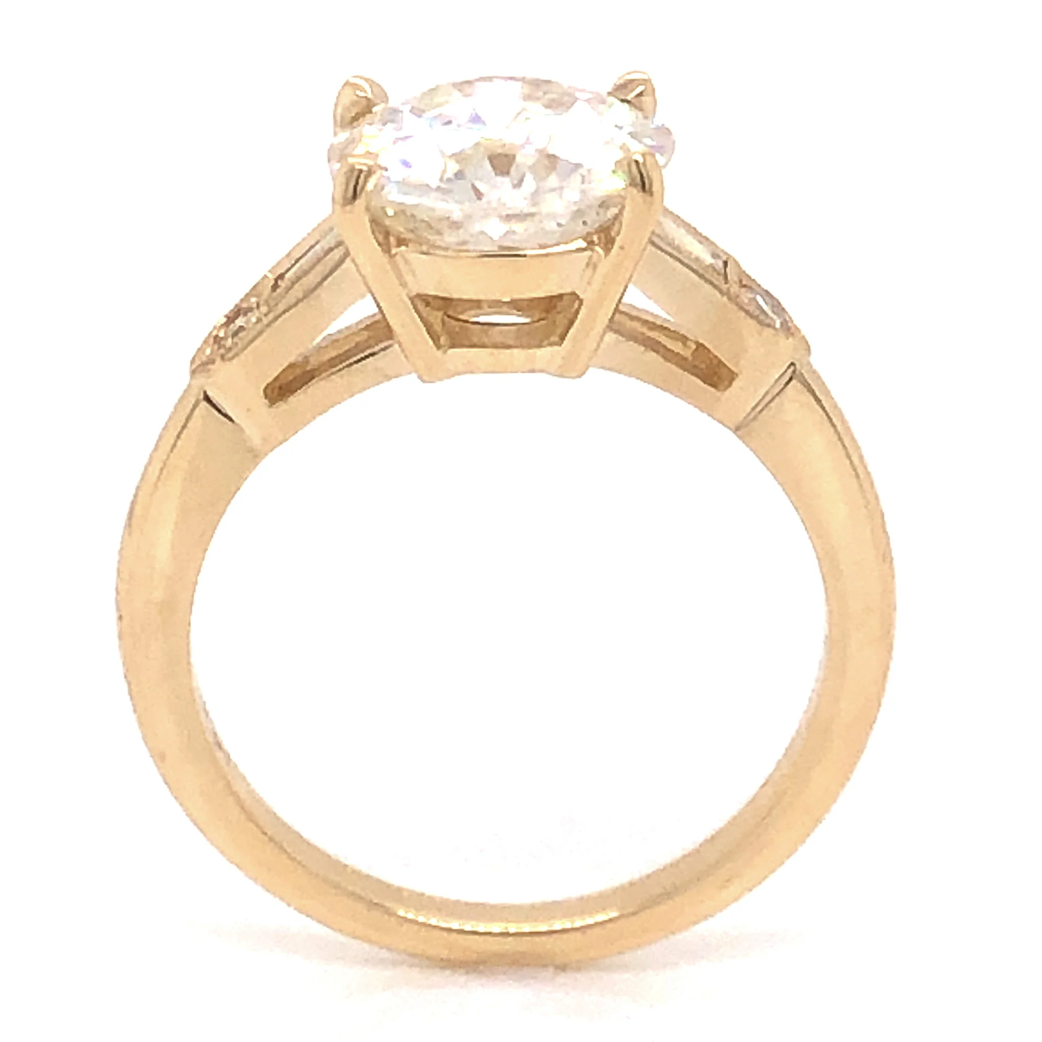 2.50 Old European Cut GIA Diamond Engagement Ring in 14k - Image 4