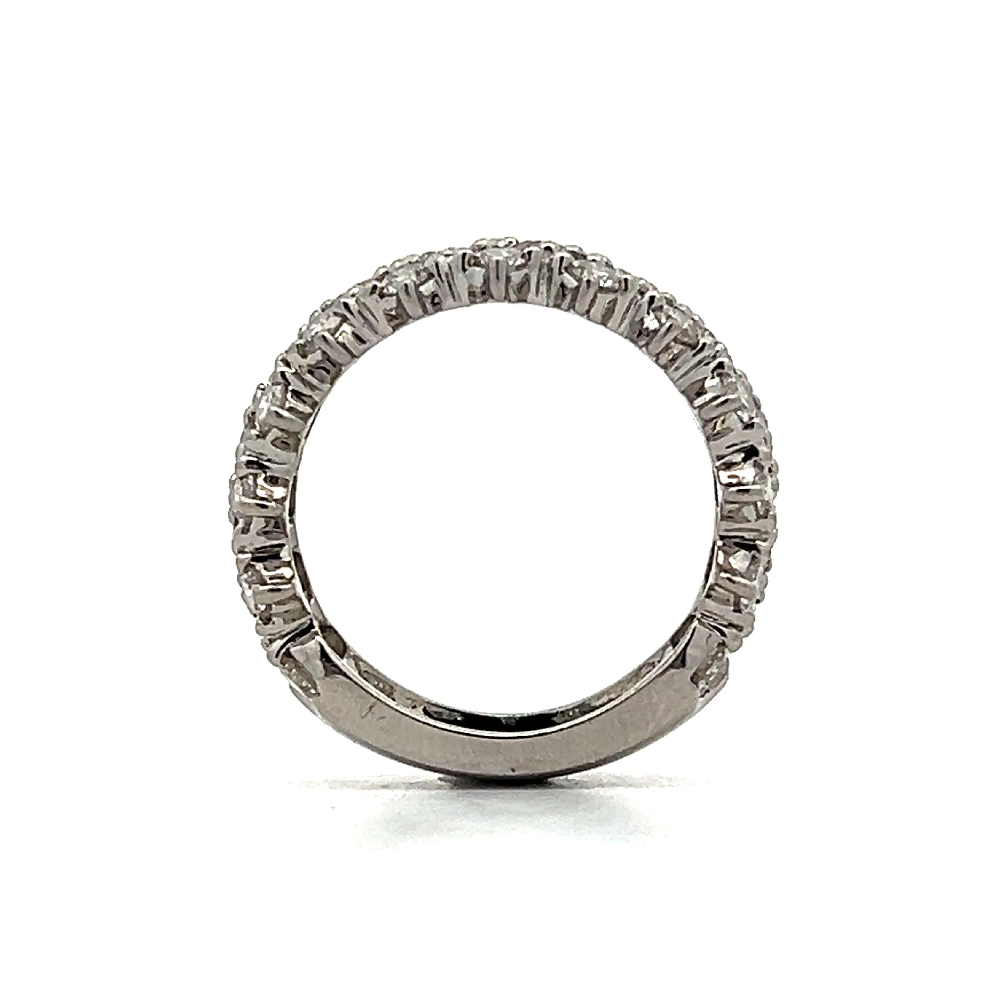2.50 Pave Diamond Statement Ring in Platinum - Image 4