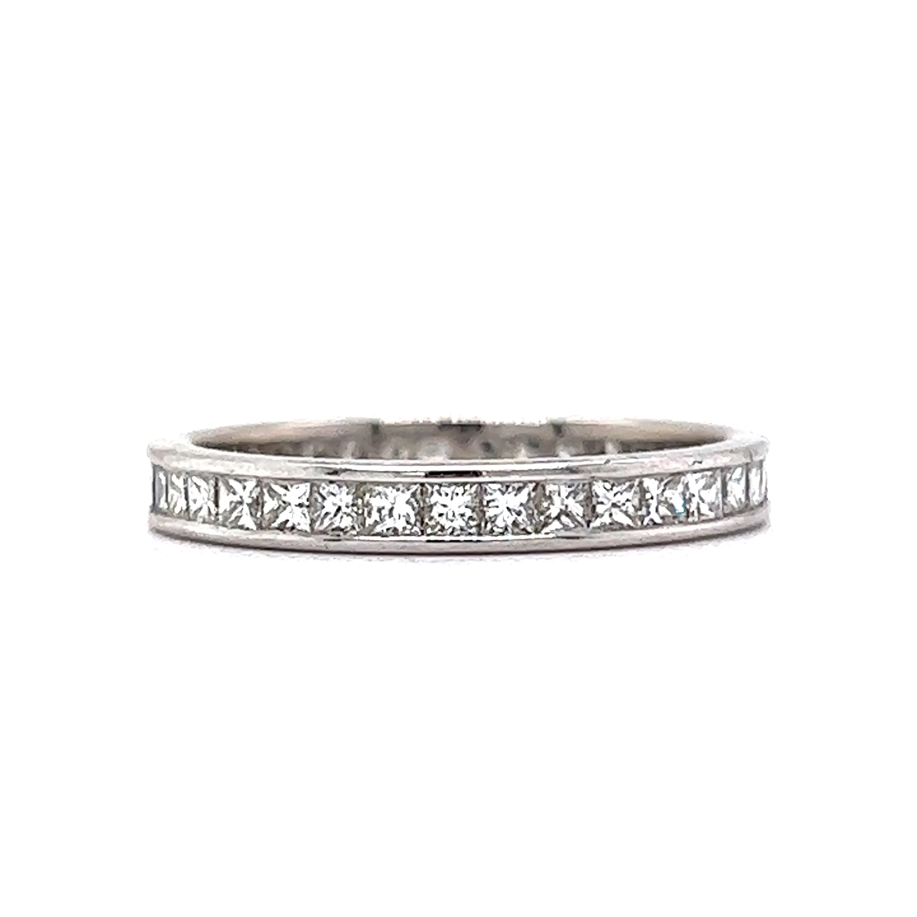 2.52 Diamond Eternity Wedding Band in 18K White Gold - Image 3