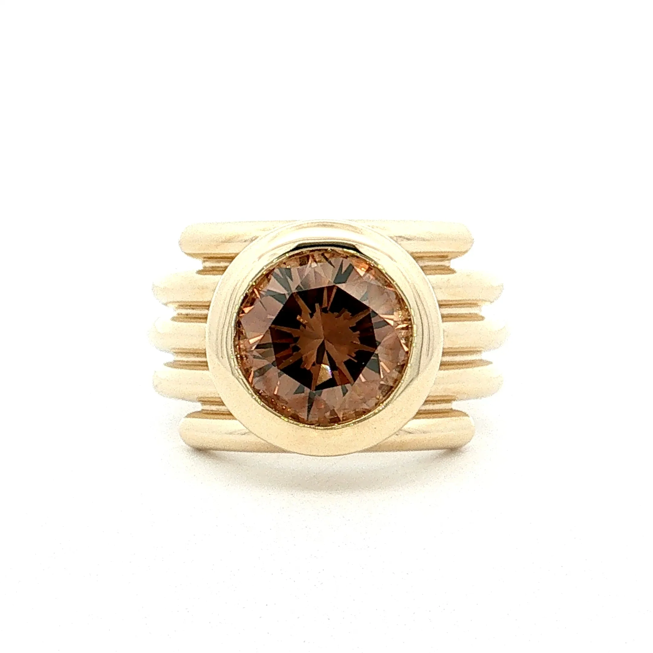 2.53 Round Diamond Engagement Ring 14k