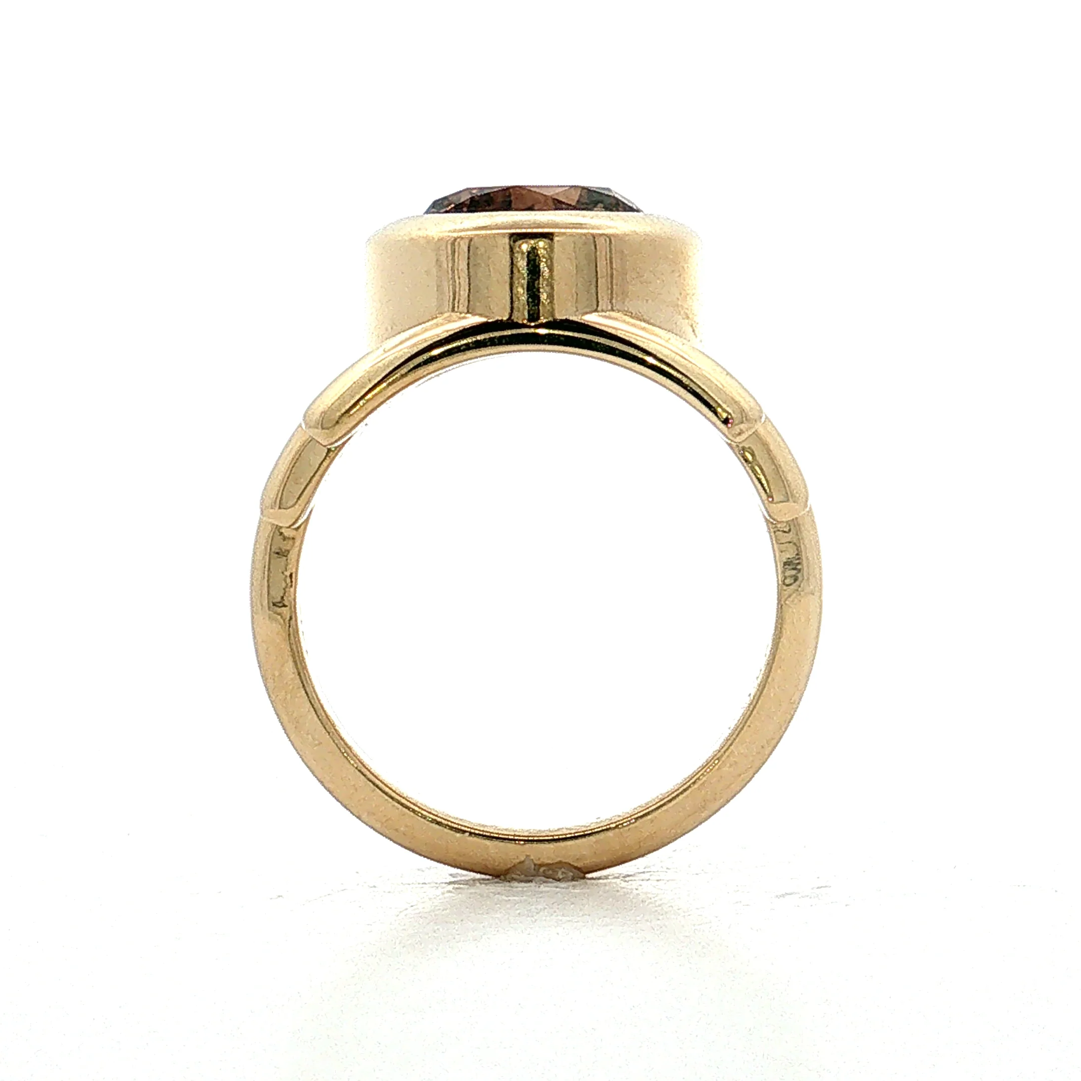 2.53 Round Diamond Engagement Ring 14k - Image 4