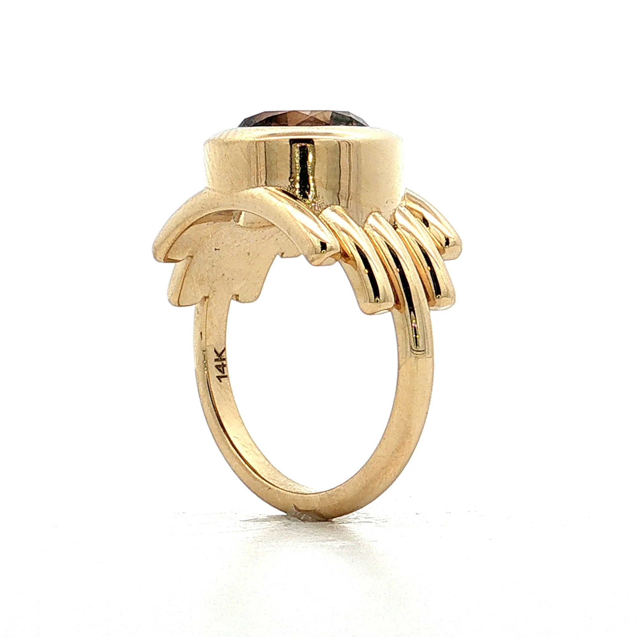 2.53 Round Diamond Engagement Ring 14k - Image 5