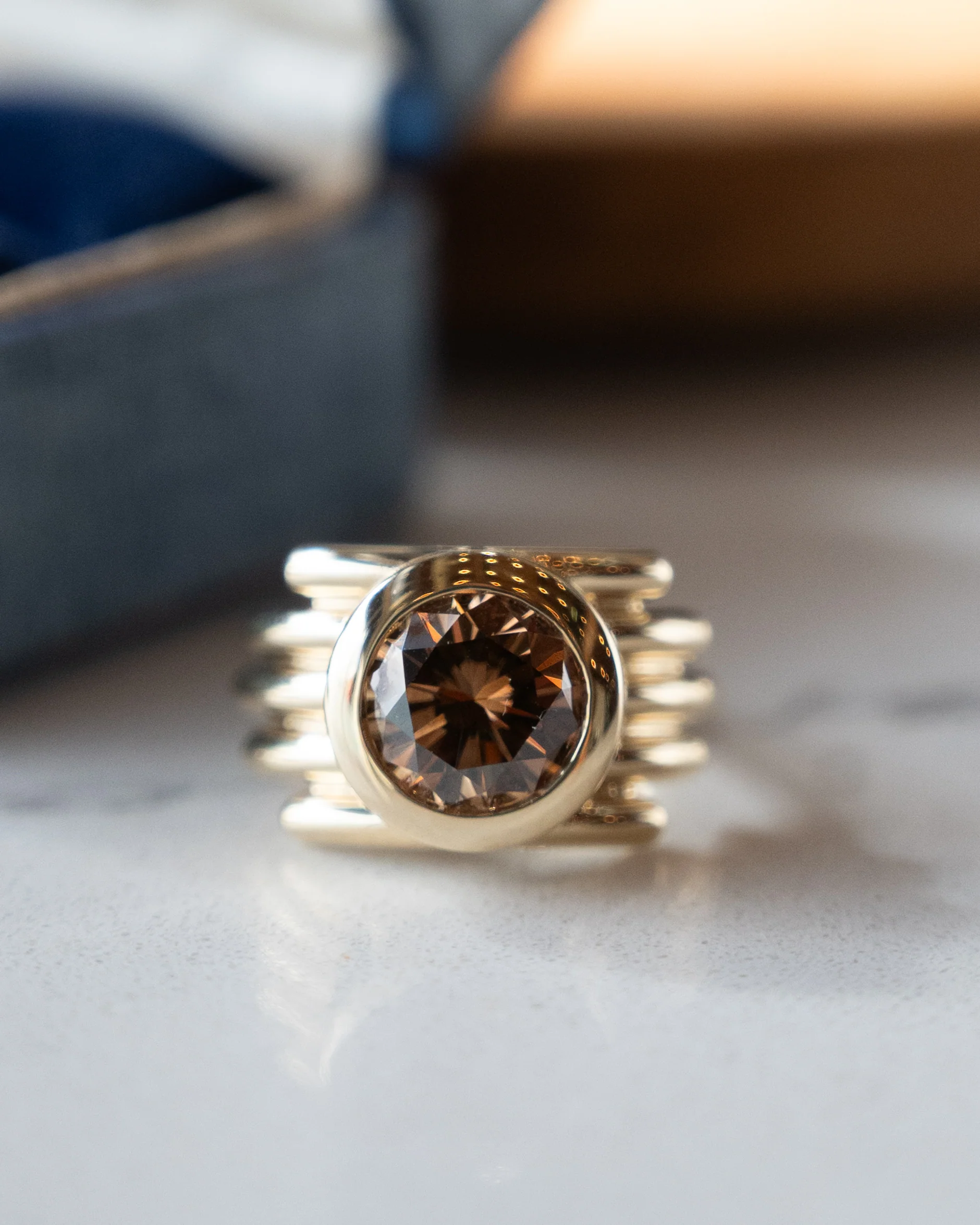 2.53 Round Diamond Engagement Ring 14k - Image 6