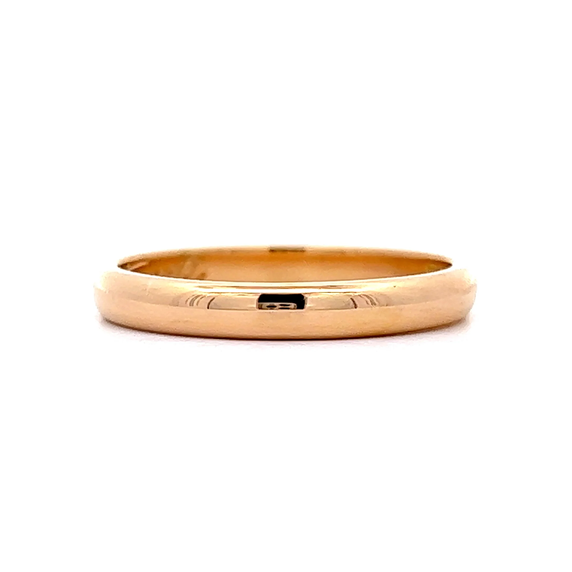 2.80mm Mid-Century Wedding Band in 22k Yellow Gold - Image 3