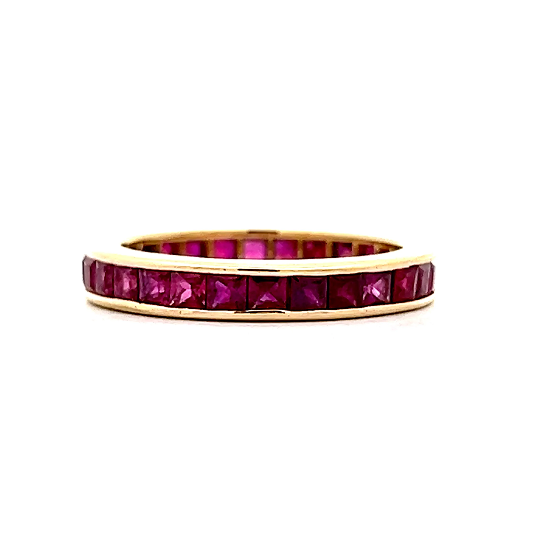 2 Carat Channel Set Ruby Eternity Band in 18k - Image 3