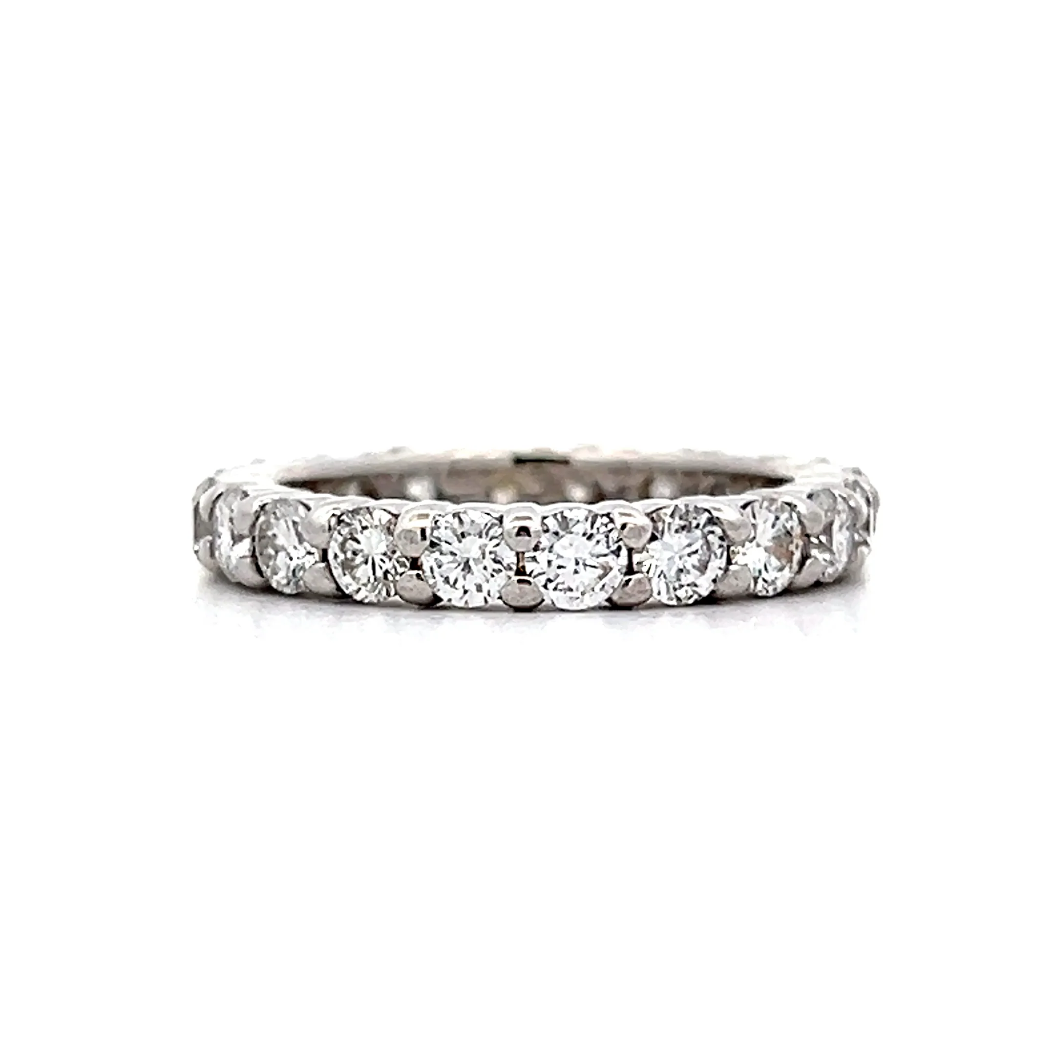 2 Carat Diamond Eternity Wedding Band in 14k