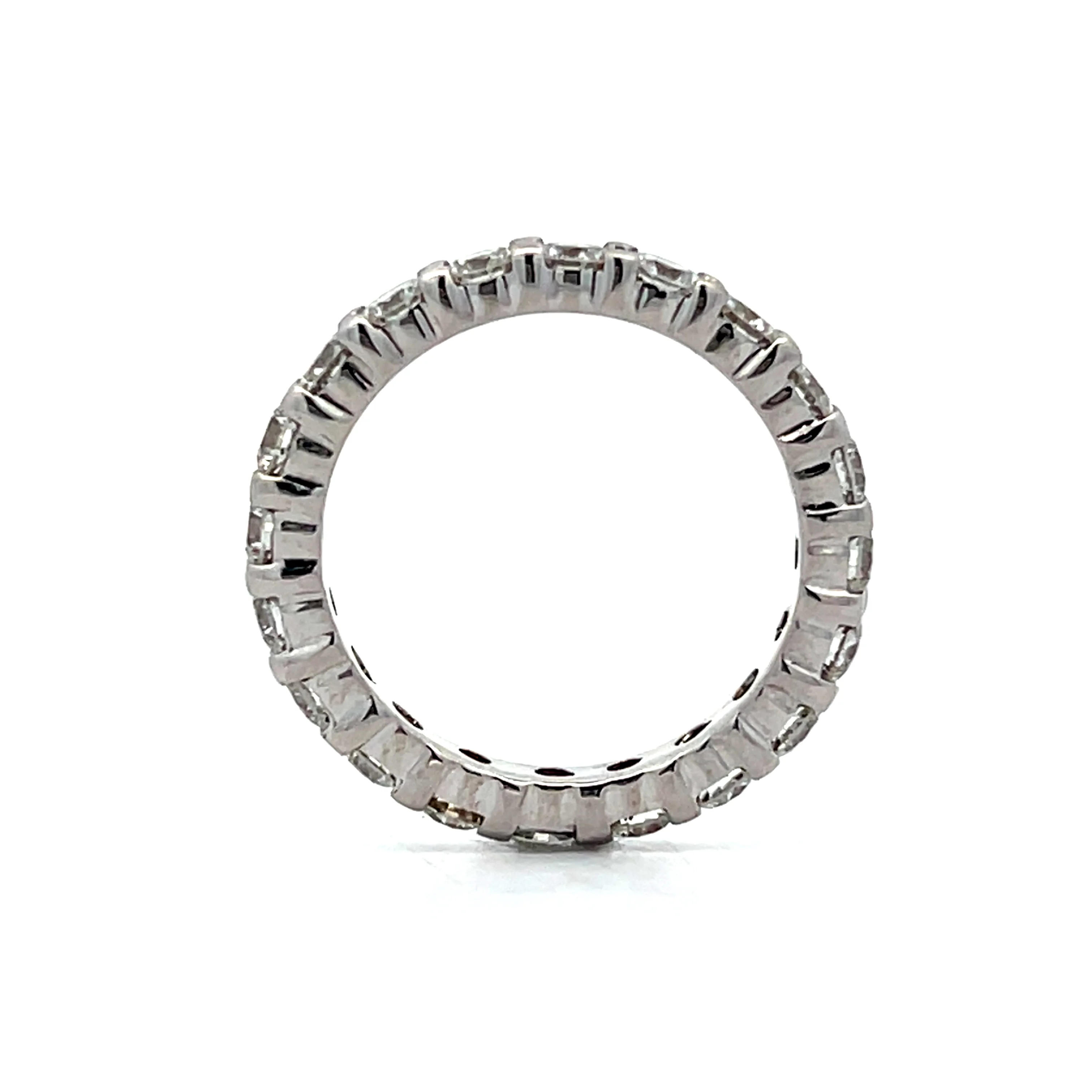 2 Carat Diamond Eternity Wedding Band in 14k - Image 5