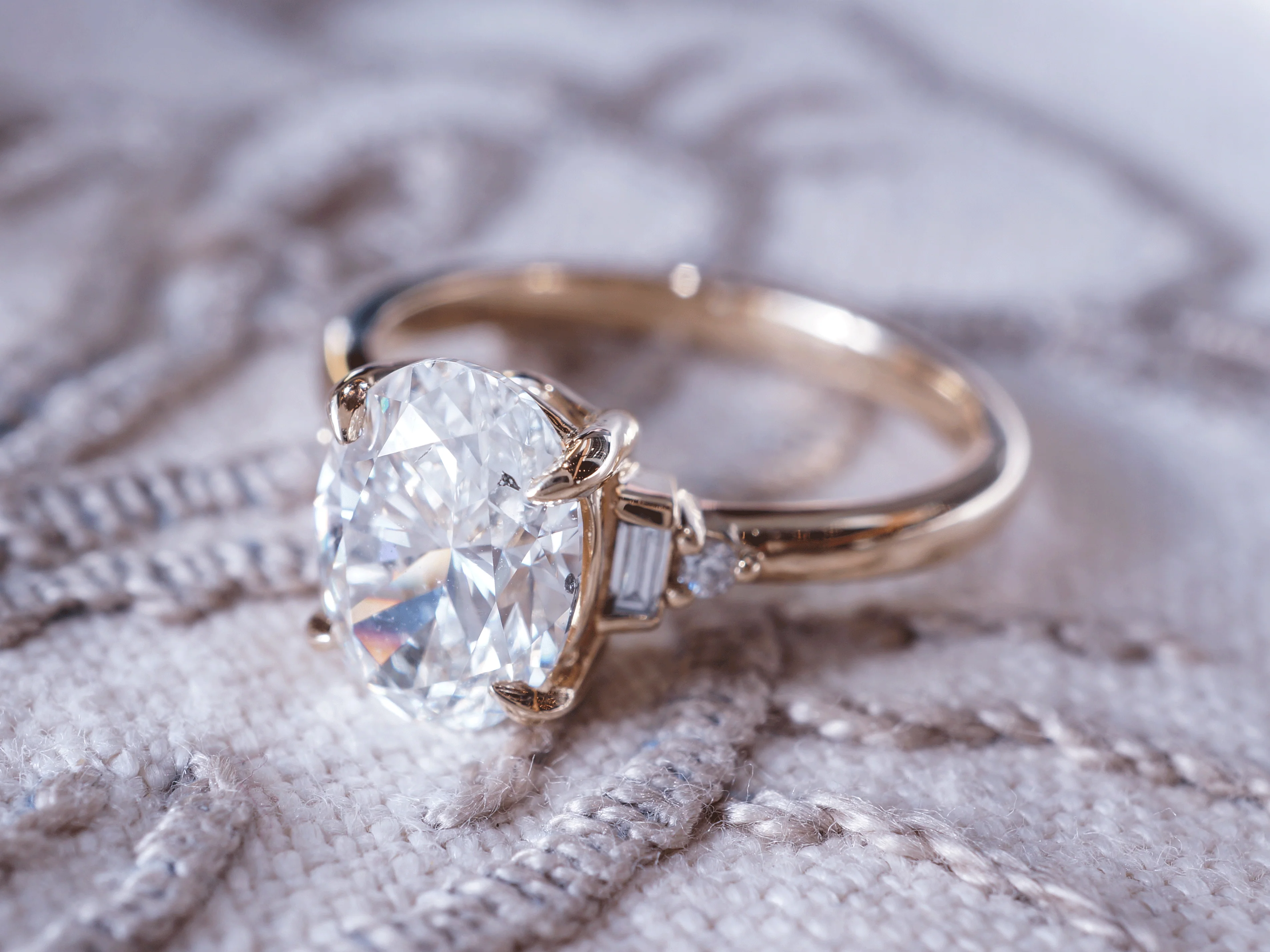 2 Carat GIA Oval Cut Diamond Engagement Ring in 14k - Image 6