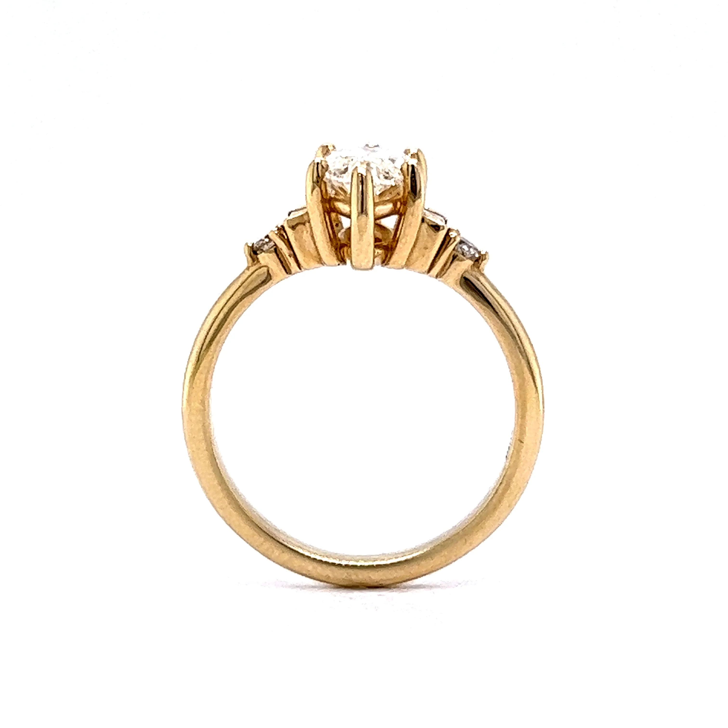 2 Carat Marquise Cut Diamond Engagement Ring in 14k - Image 4