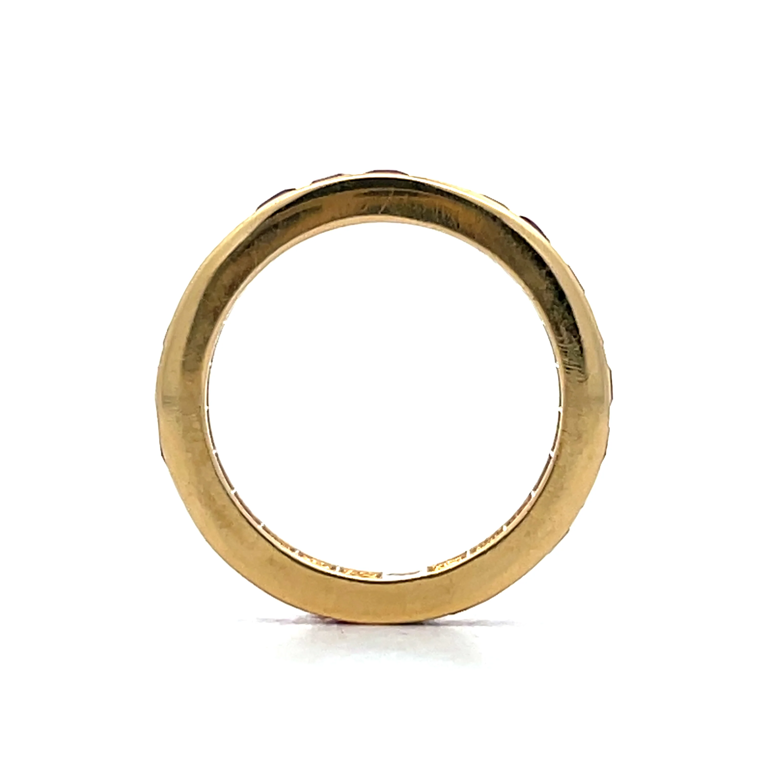 2 Carat Ruby Eternity Band in 18k Yellow Gold - Image 5