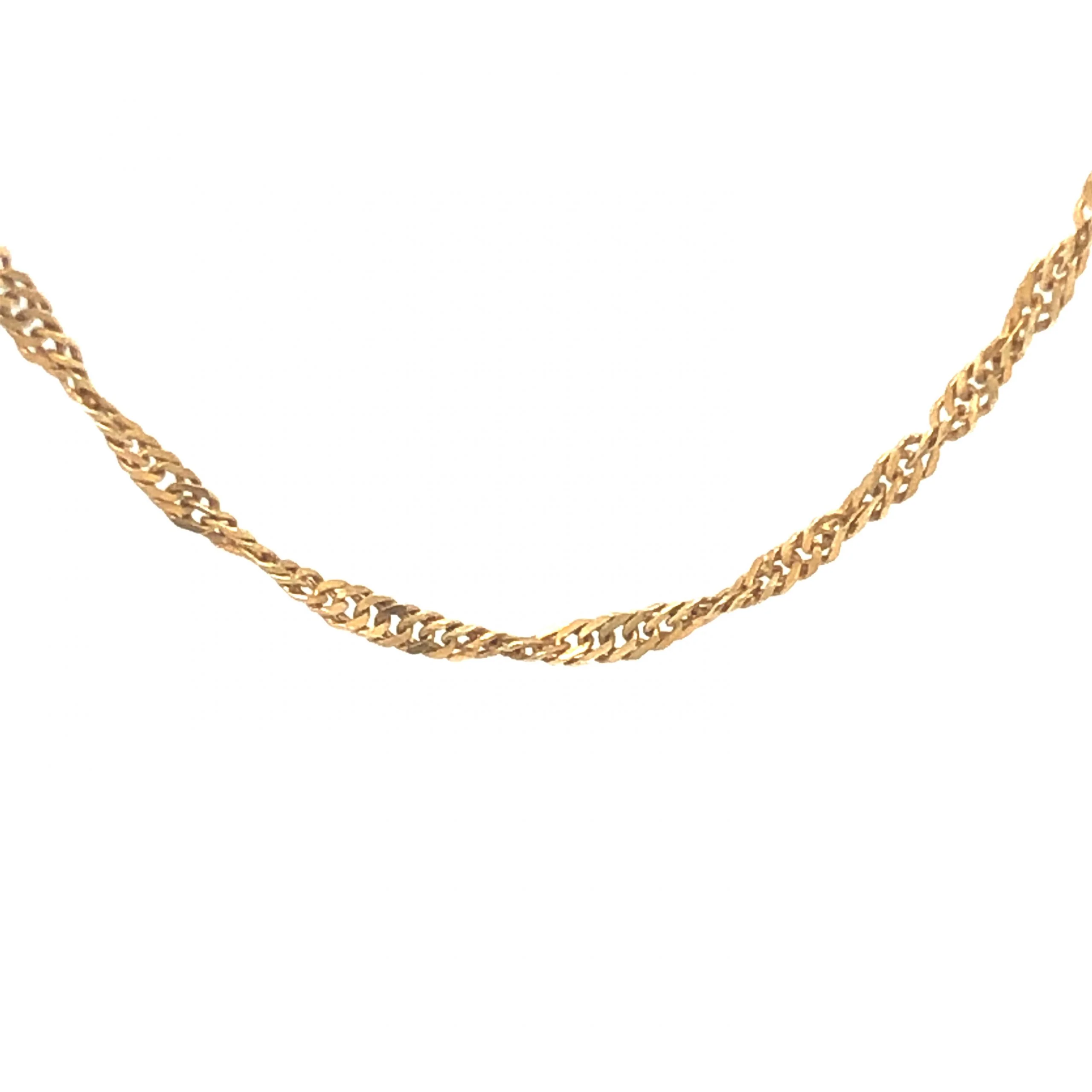 20.5 Inch Chain Necklace in 18k Yellow Gold - Image 2